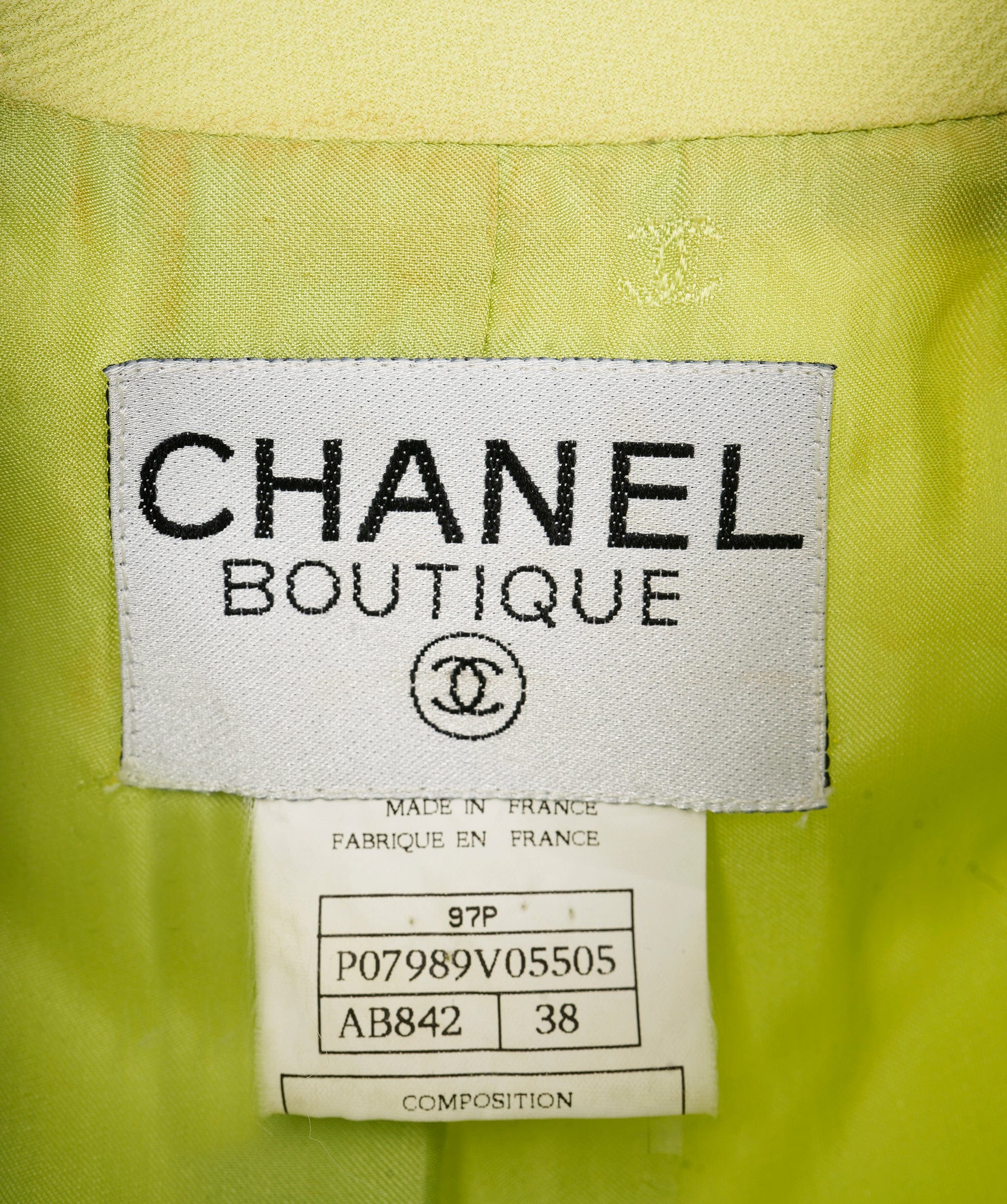 Chanel Chanel Green Dress UK 10 ASL7942