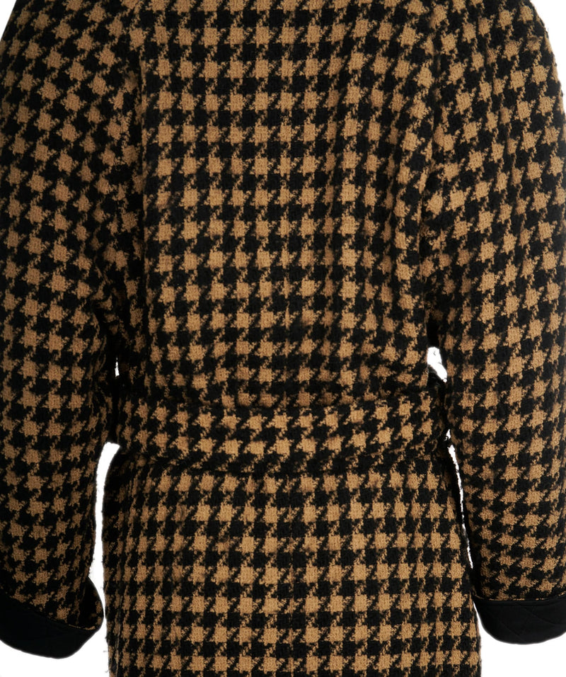 Chanel on sale houndstooth jacket