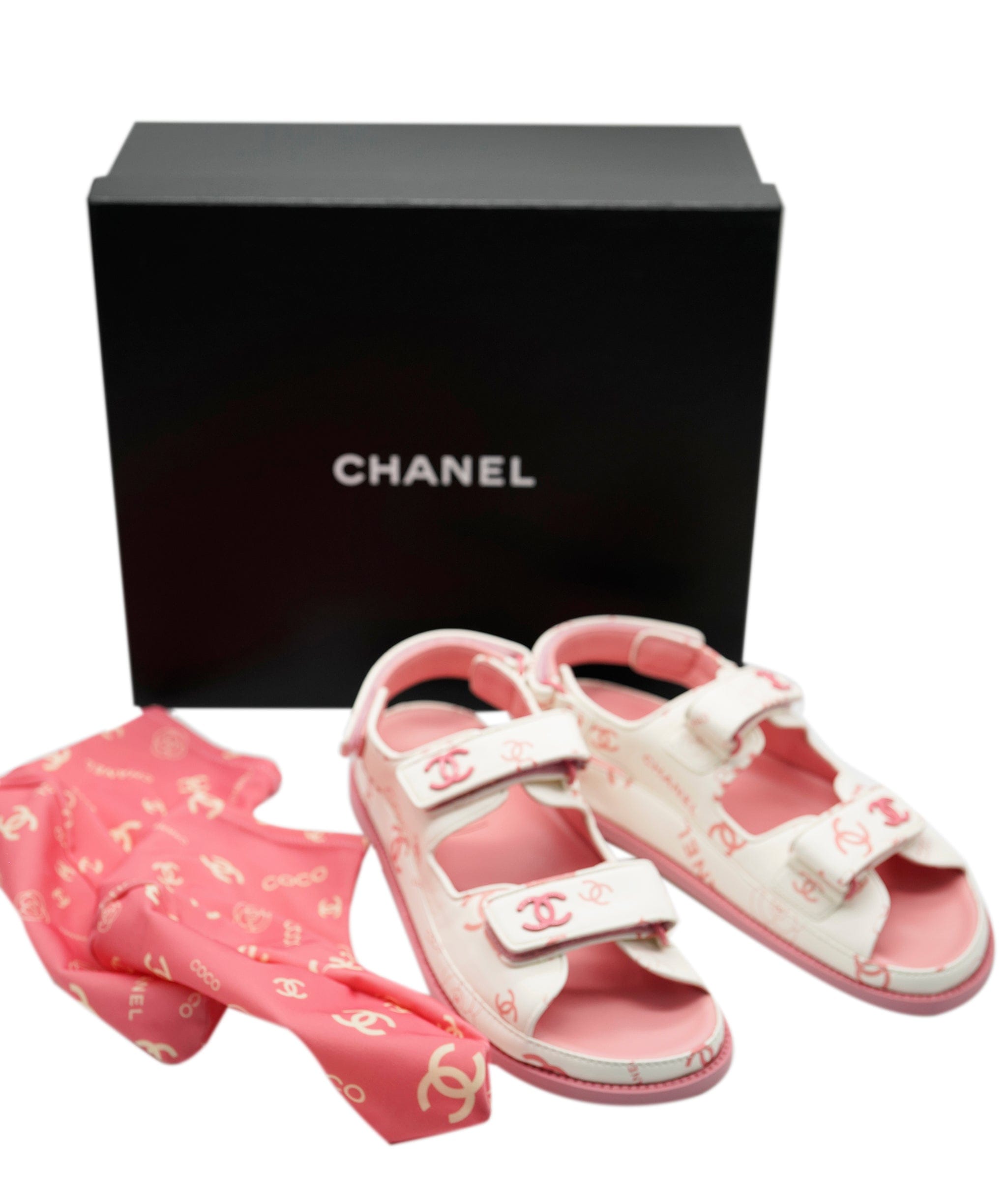 Chanel Limited Edition Pink Dad Sandals With Socks 39 ALL0418 – Luxury  Promise