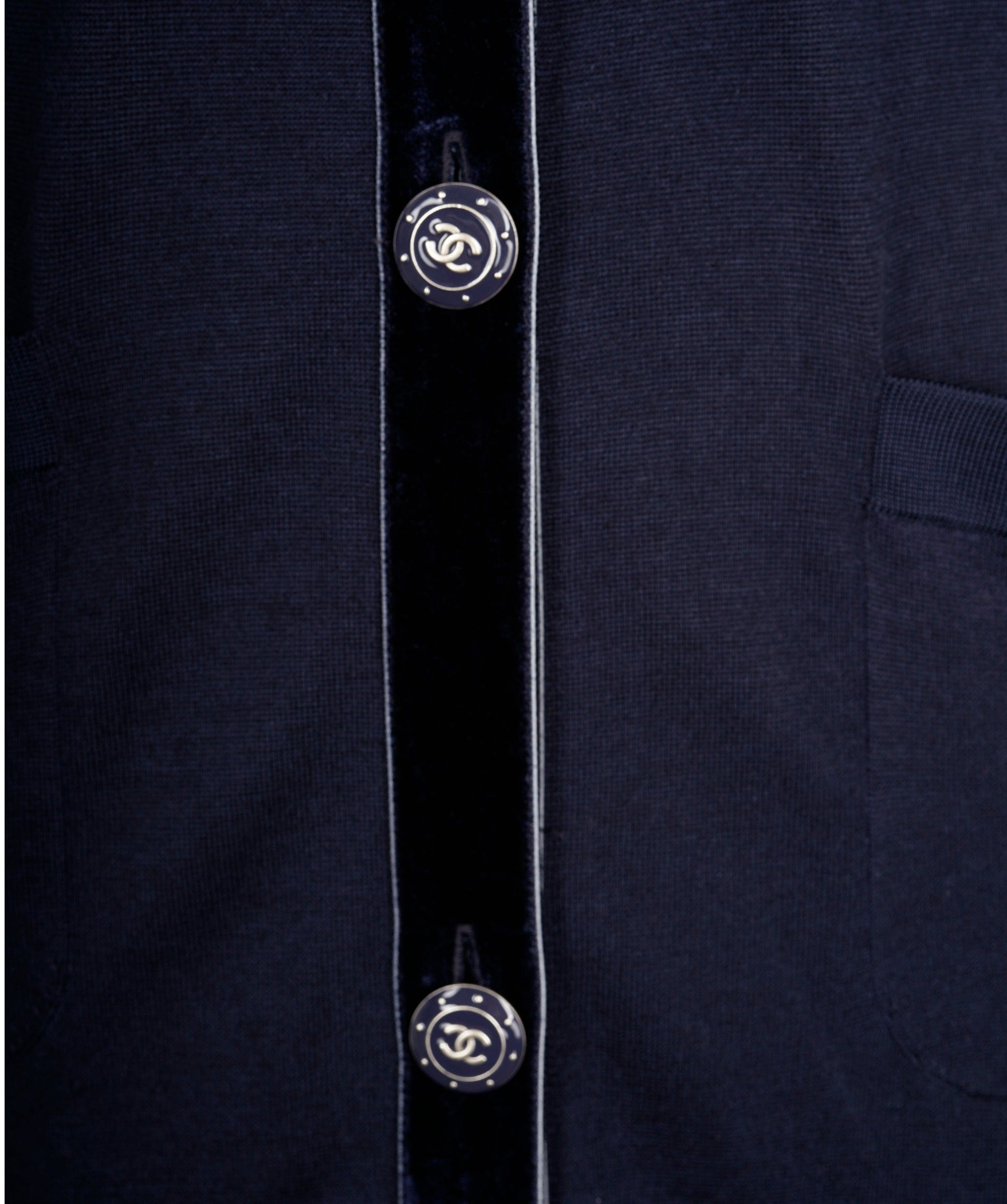 Chanel Chanel Midnight Blue Long CC Cardigan Dress Size 38 ALL0472