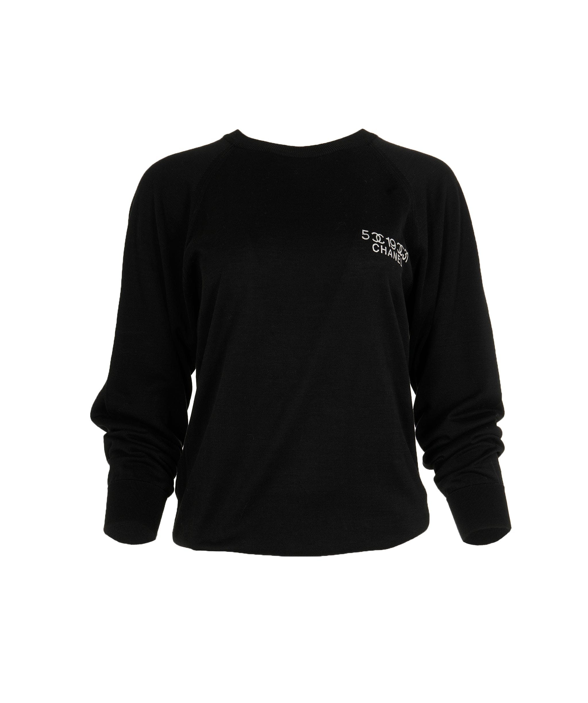 Chanel Chanel Number Logo Sweatshirt Black ASL9709