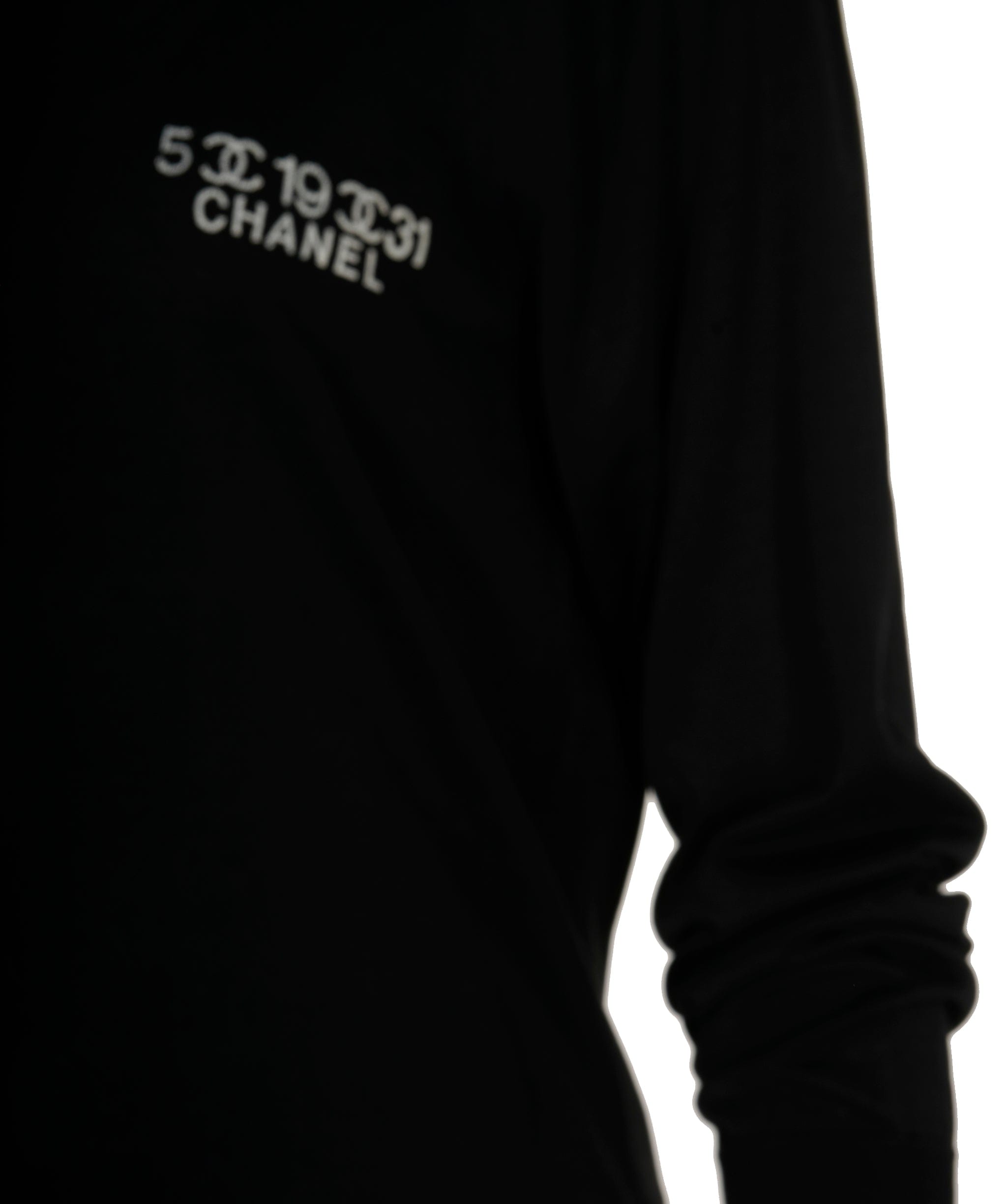 Chanel Chanel Number Logo Sweatshirt Black ASL9709