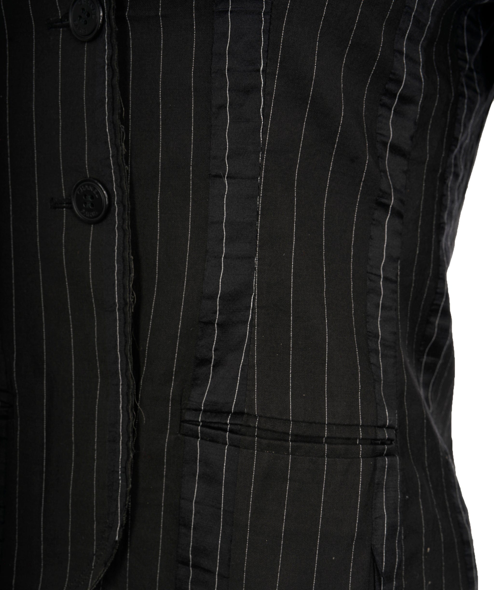 Chanel Chanel Pinstripe Black Blazer  ALC1046