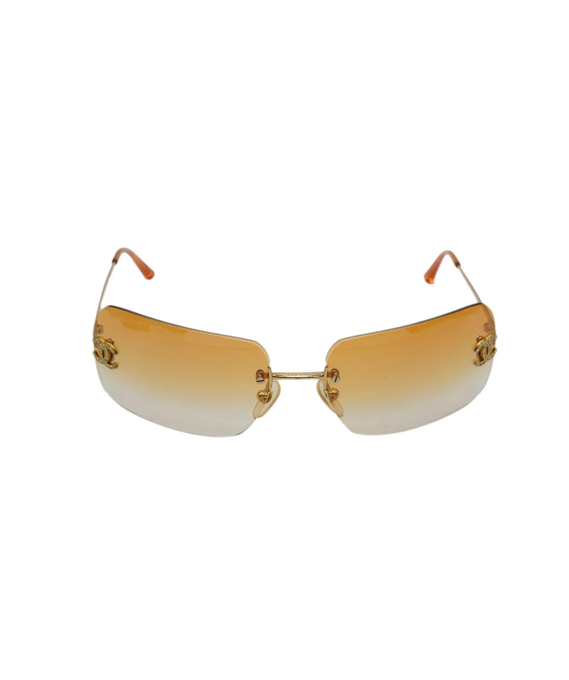 chanel rhinestone sunglasses orange ASL8497 – LuxuryPromise