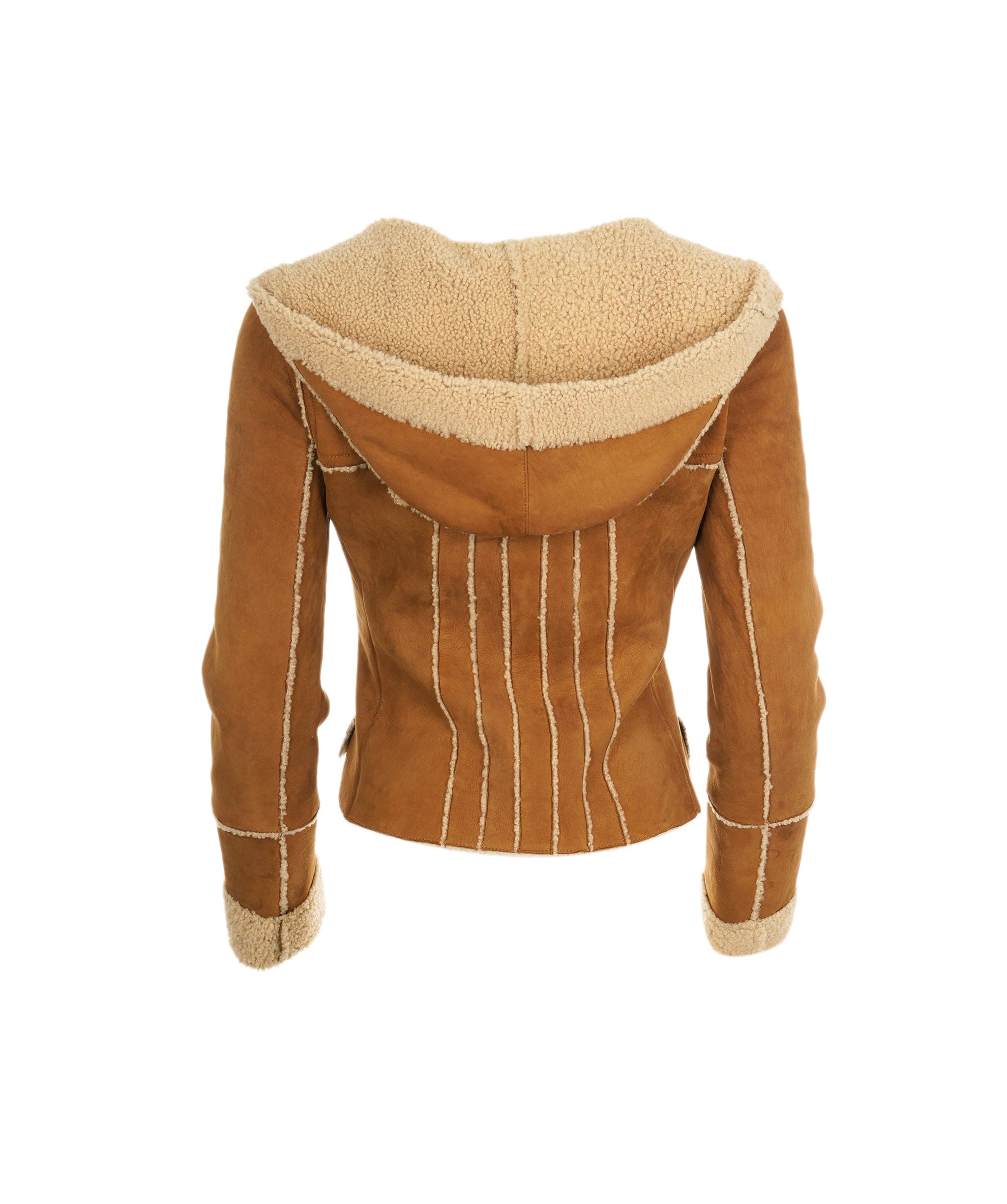 Chanel Chanel shearling jacket coat FR36 AVC1439