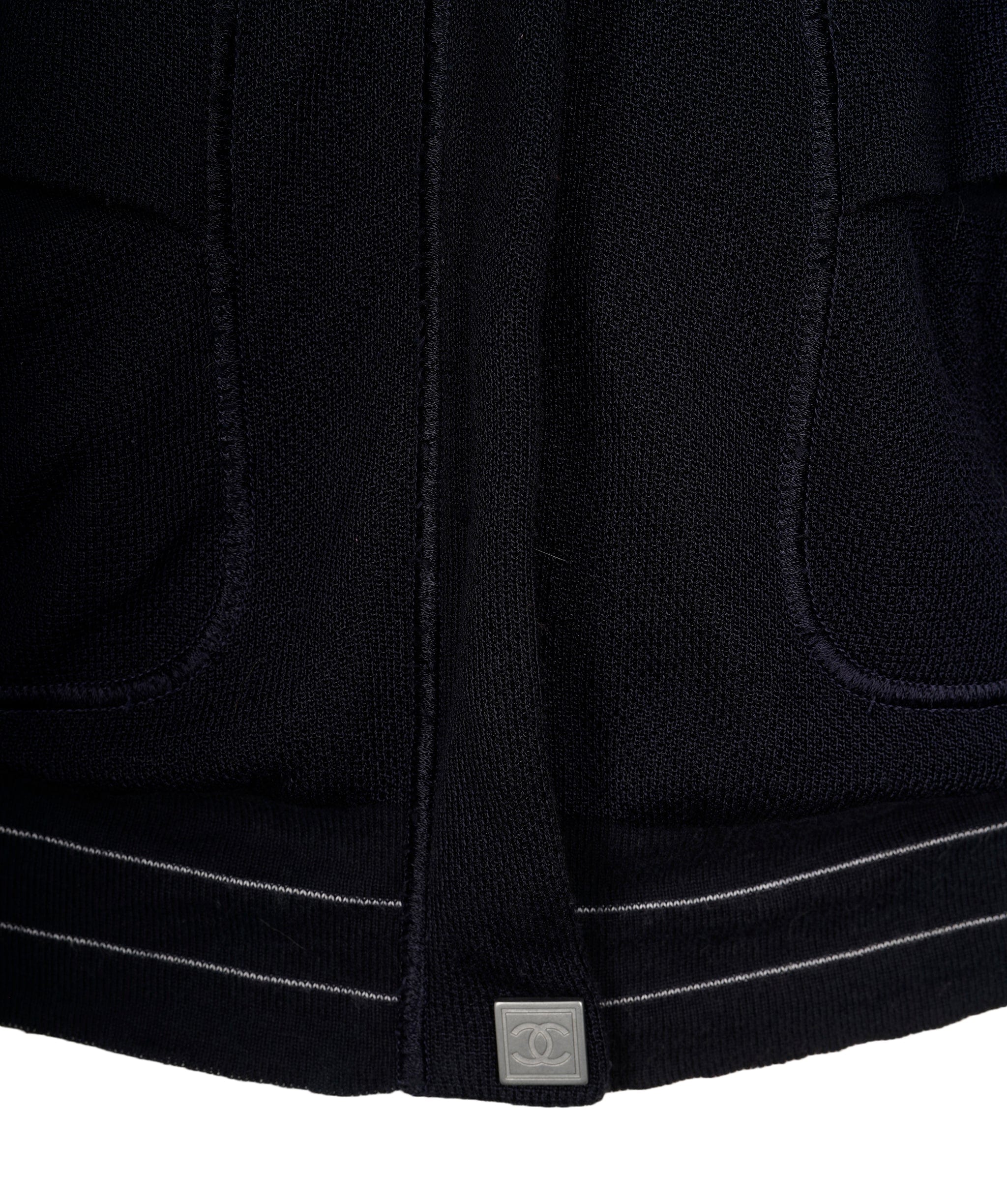 Chanel Chanel Sports Zip Jacket Navy ASL9707