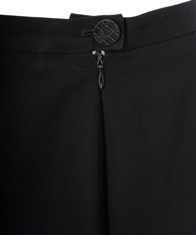 Chanel chanel trouser black wool AVC1900