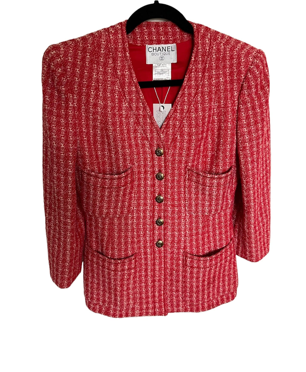 Chanel Tweed Jacket Red ASL8853 – LuxuryPromise