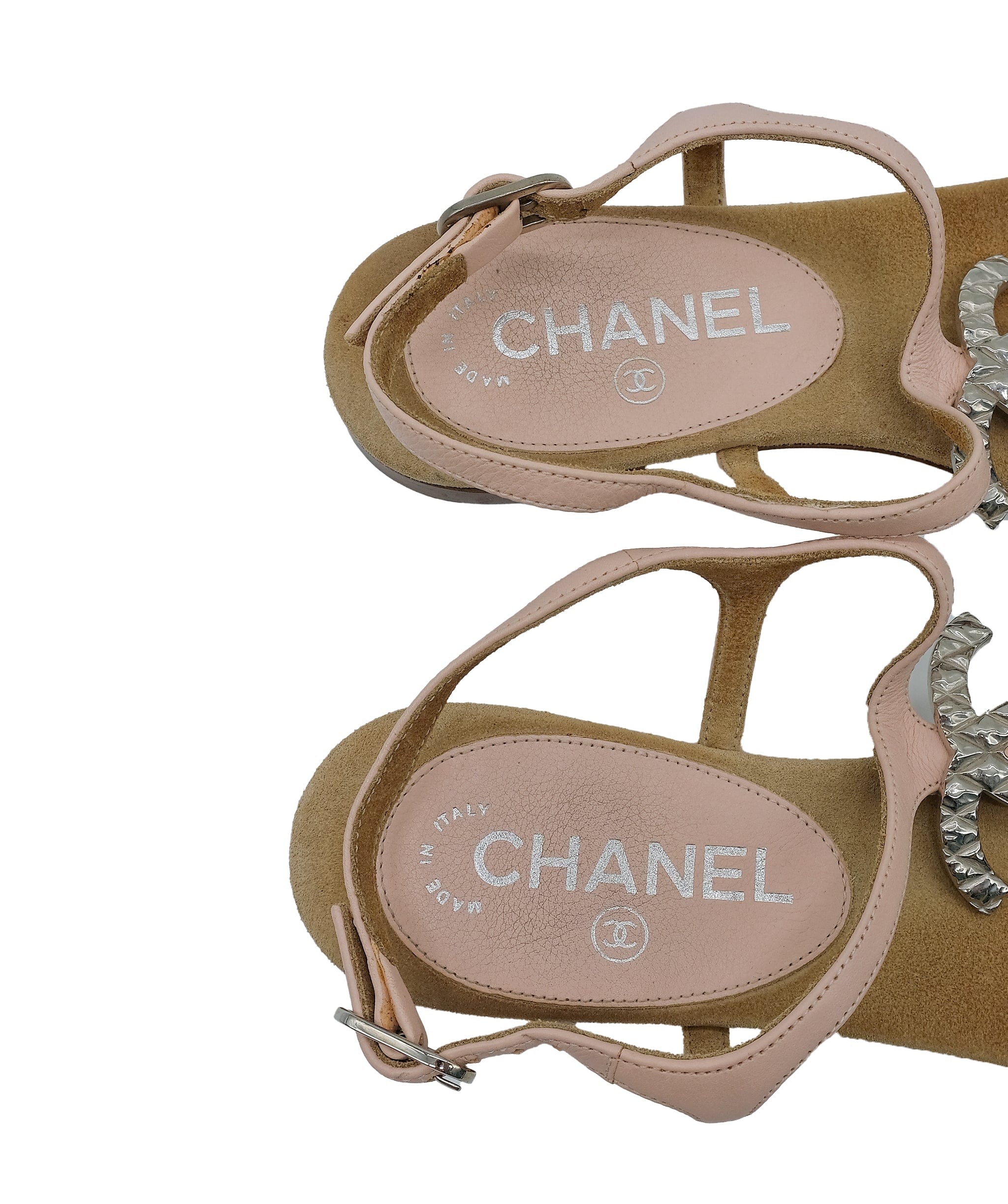 Chanel Chanel CC Flat Sandals 36 RJC3268