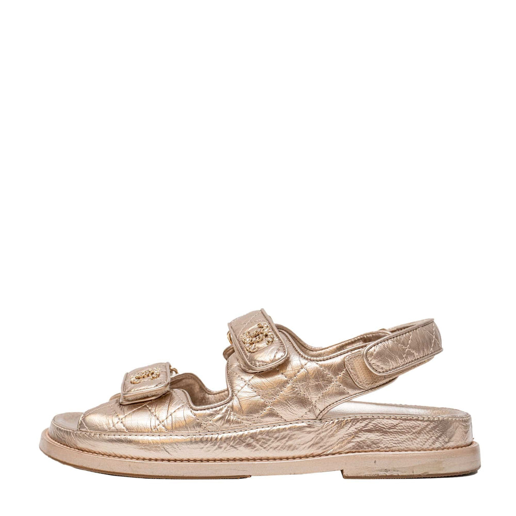 Chanel on sale rose sandals