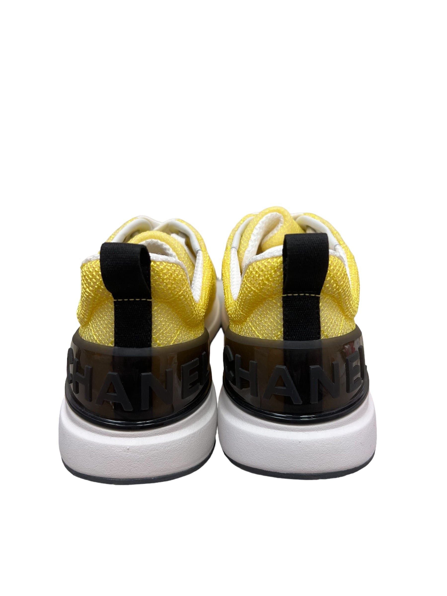 Chanel Chanel Trainers - Yellow Mesh Size 37 SKC1670