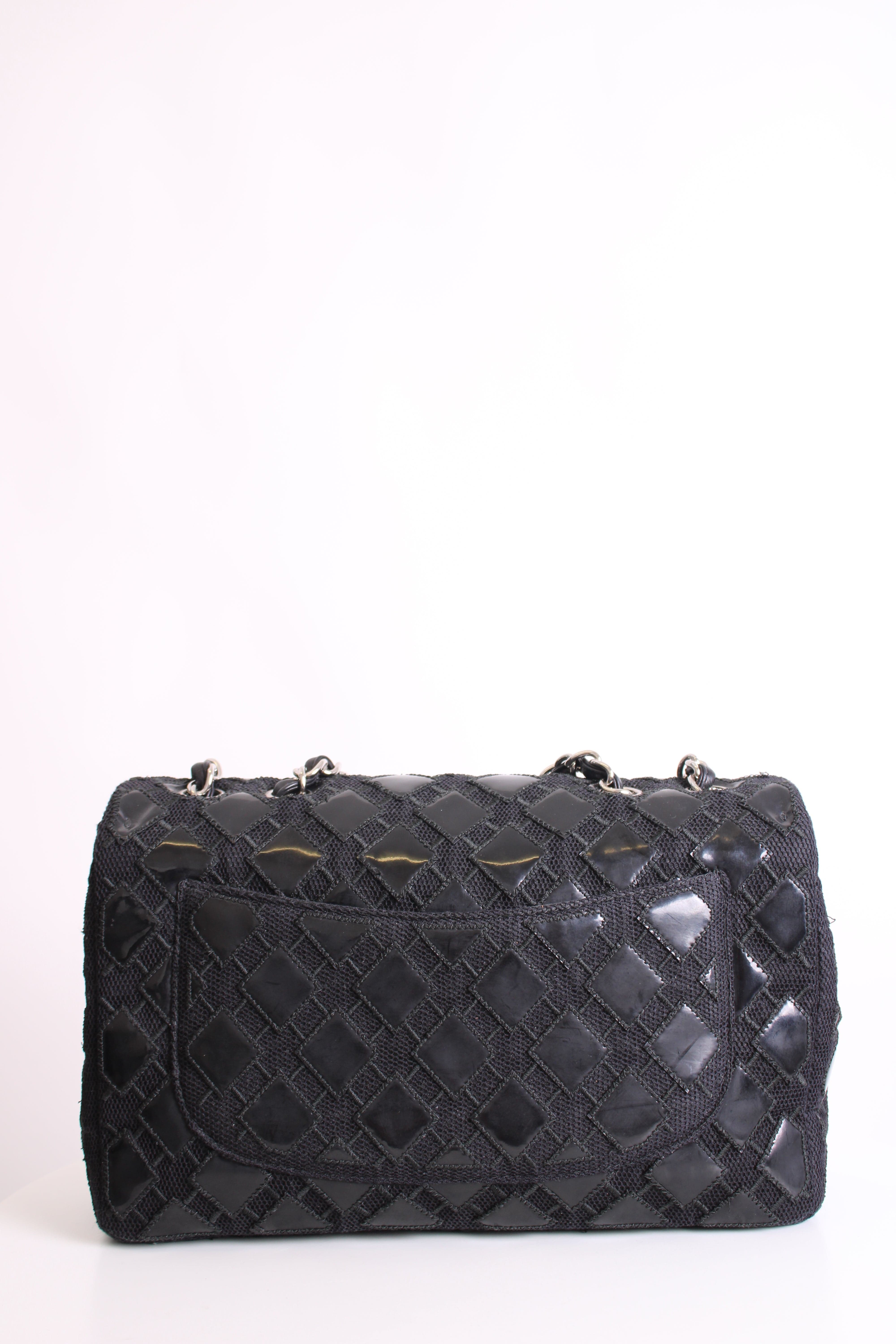 Chanel Black Patent Chanel Bag
