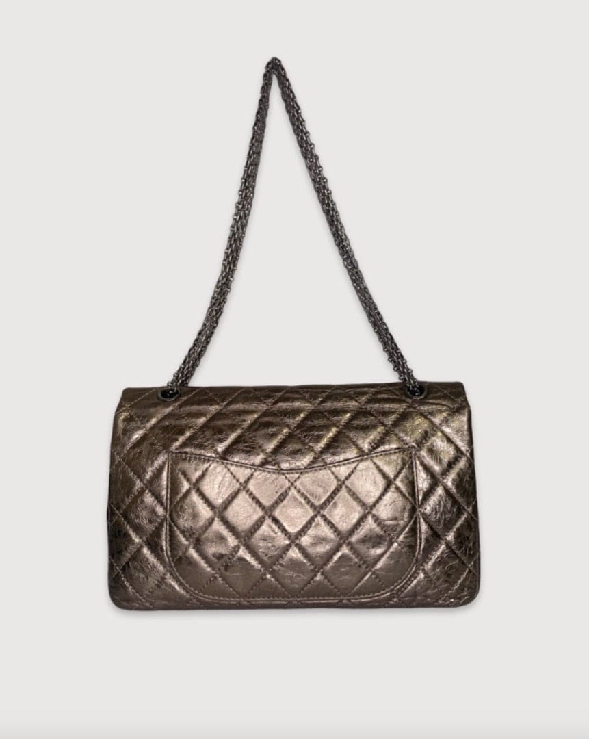 Chanel Bronze Chanel 2.55 Jumbo, Medium Classic