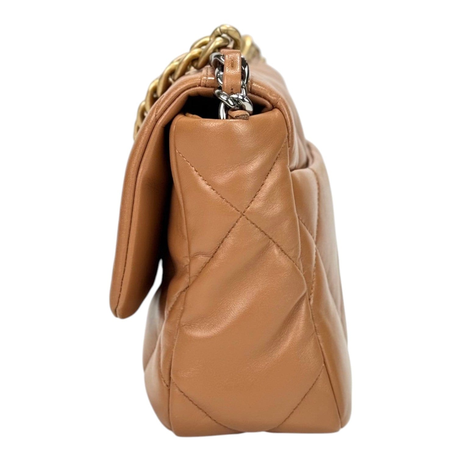 Chanel Chanel 19 Small Light Brown Bag - Full Set