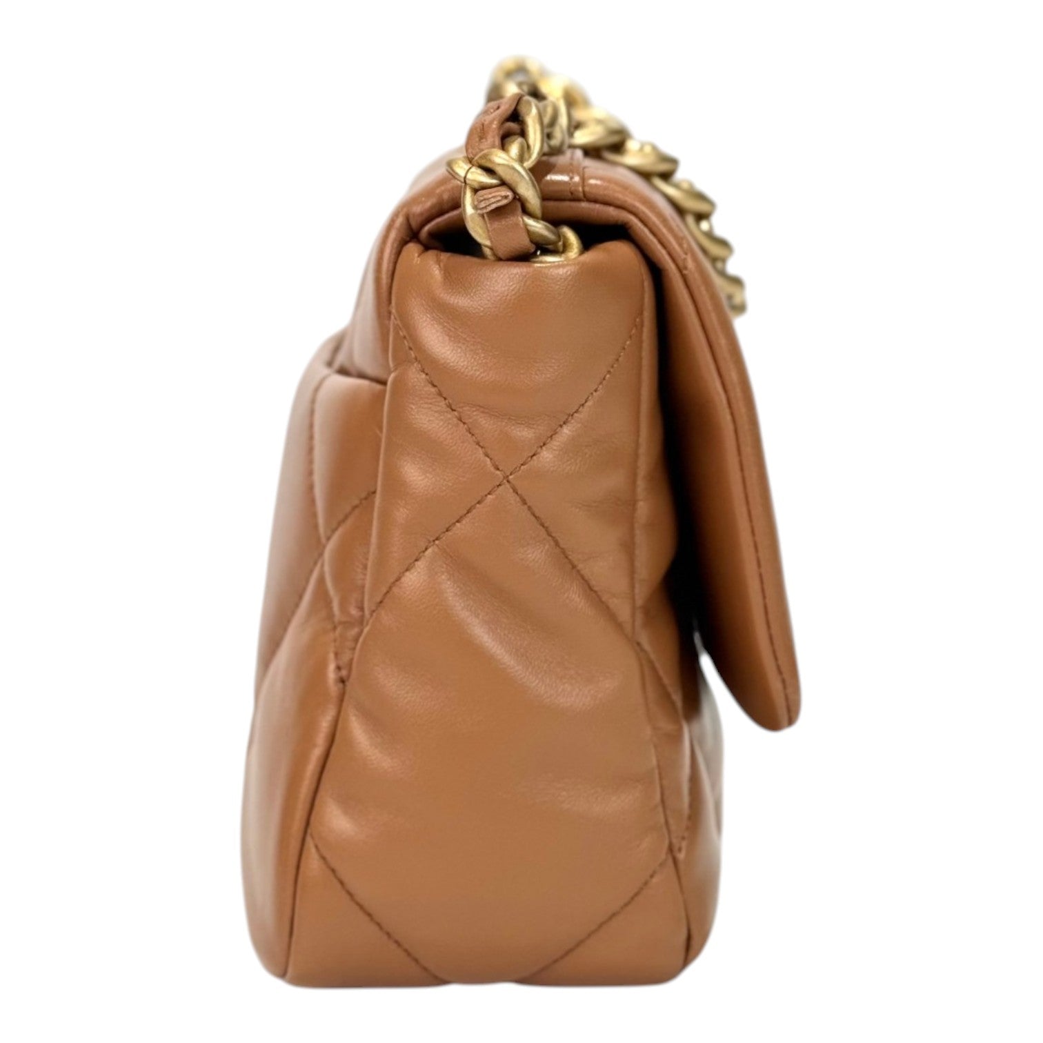 Chanel Chanel 19 Small Light Brown Bag - Full Set