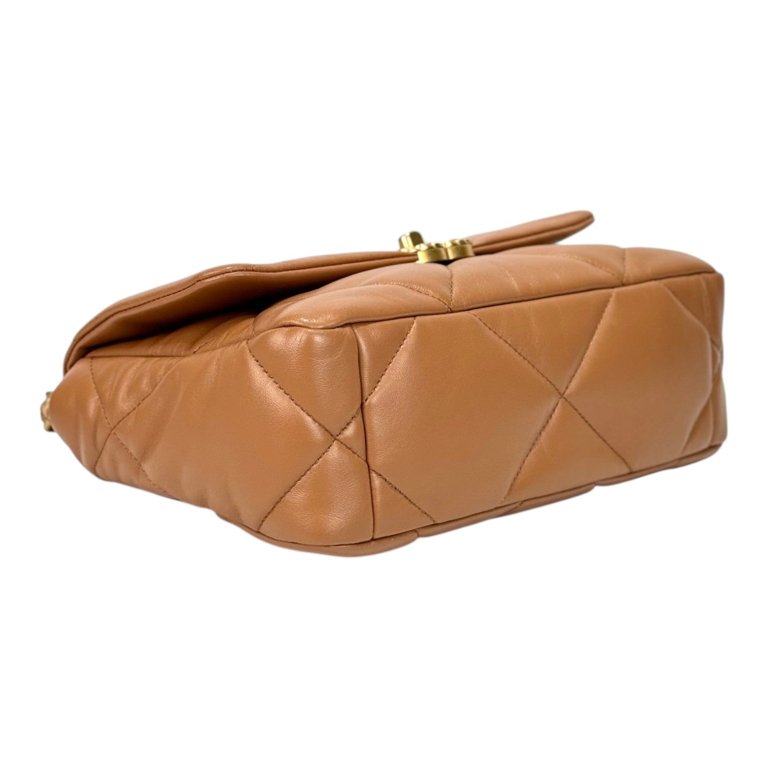Chanel Chanel 19 Small Light Brown Bag - Full Set