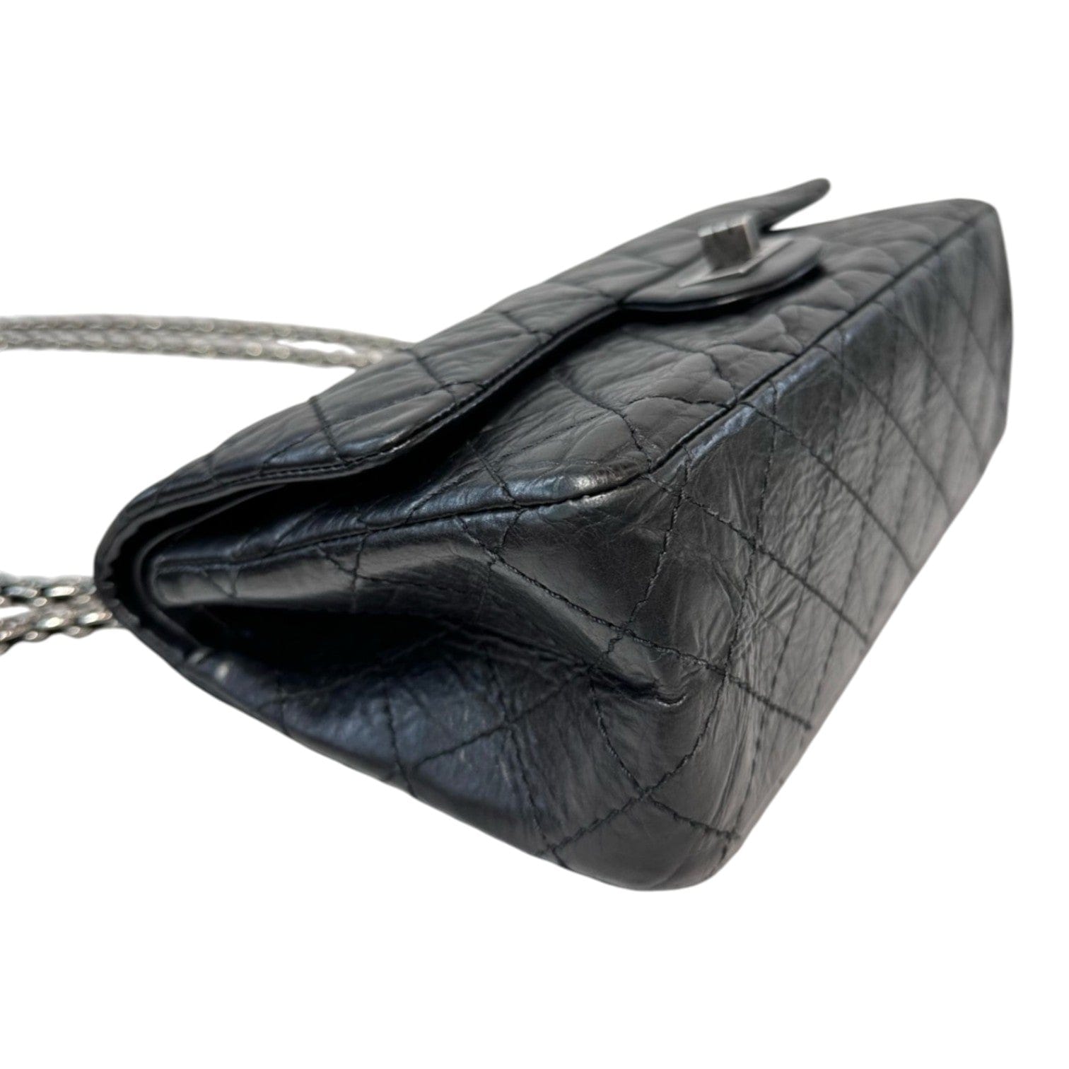 Chanel Chanel 2.55 Reissue Small Black with Rithelium Hardware