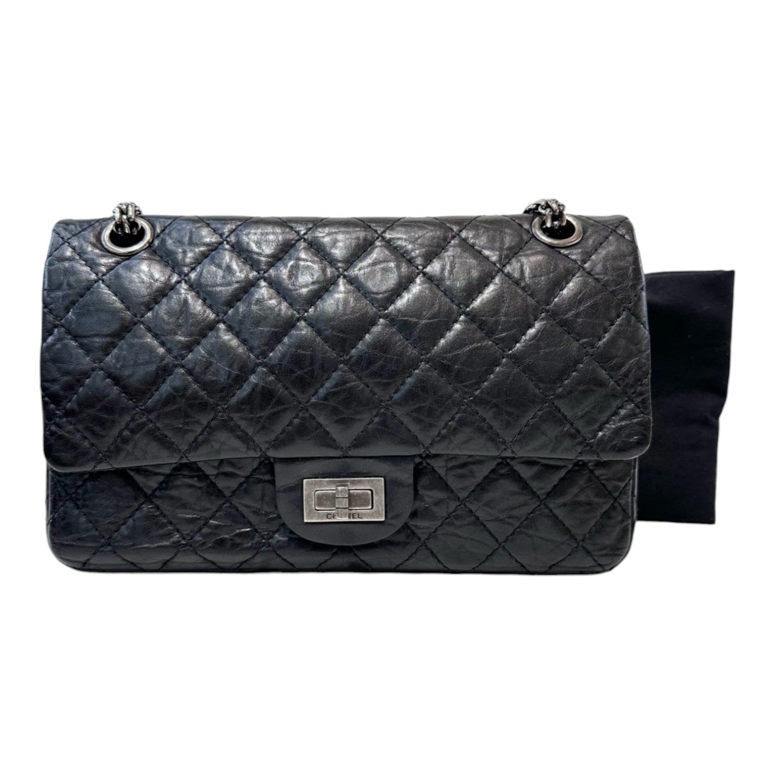 Chanel Chanel 2.55 Reissue Small Black with Rithelium Hardware