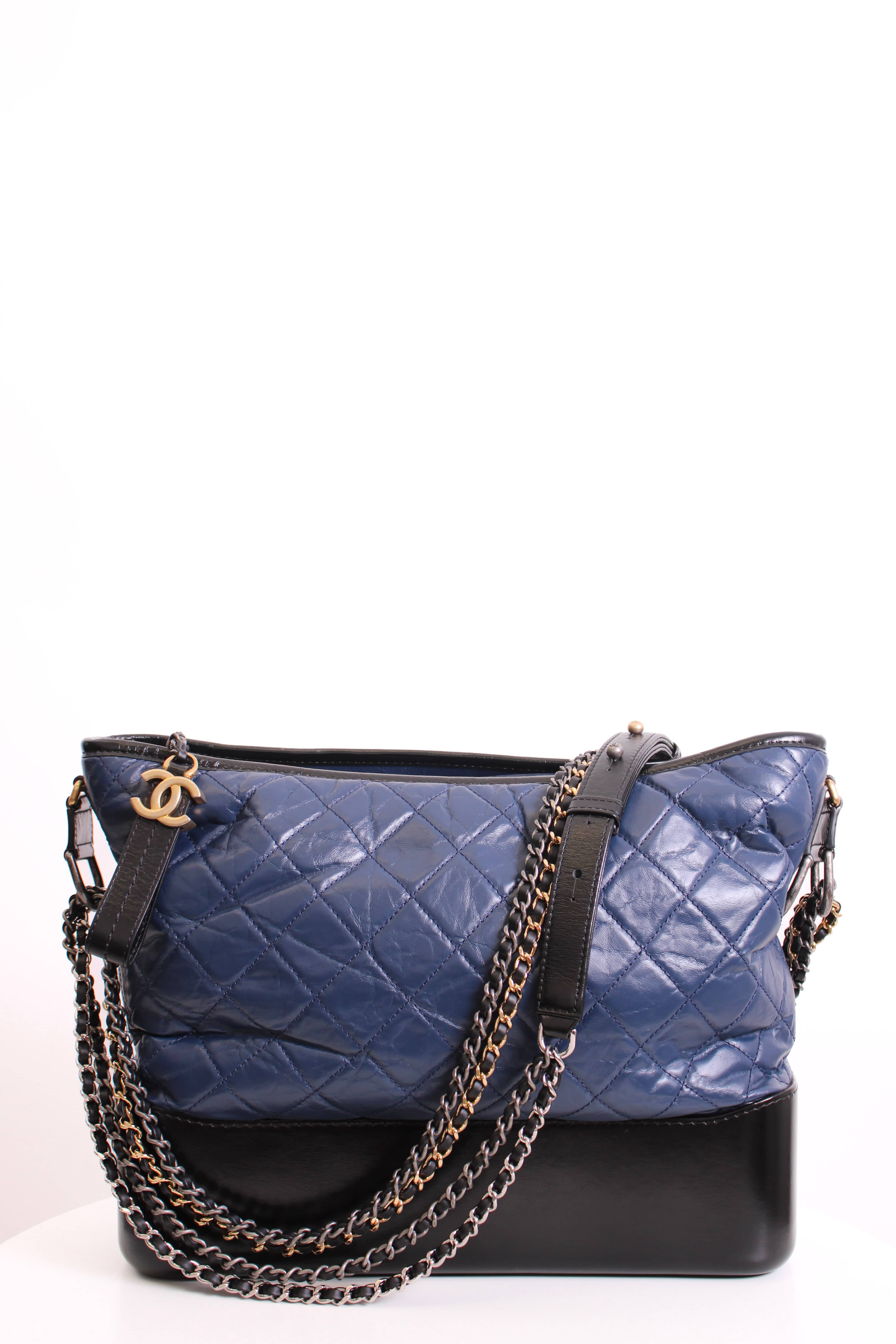 Chanel Chanel Bag Navy/ Black