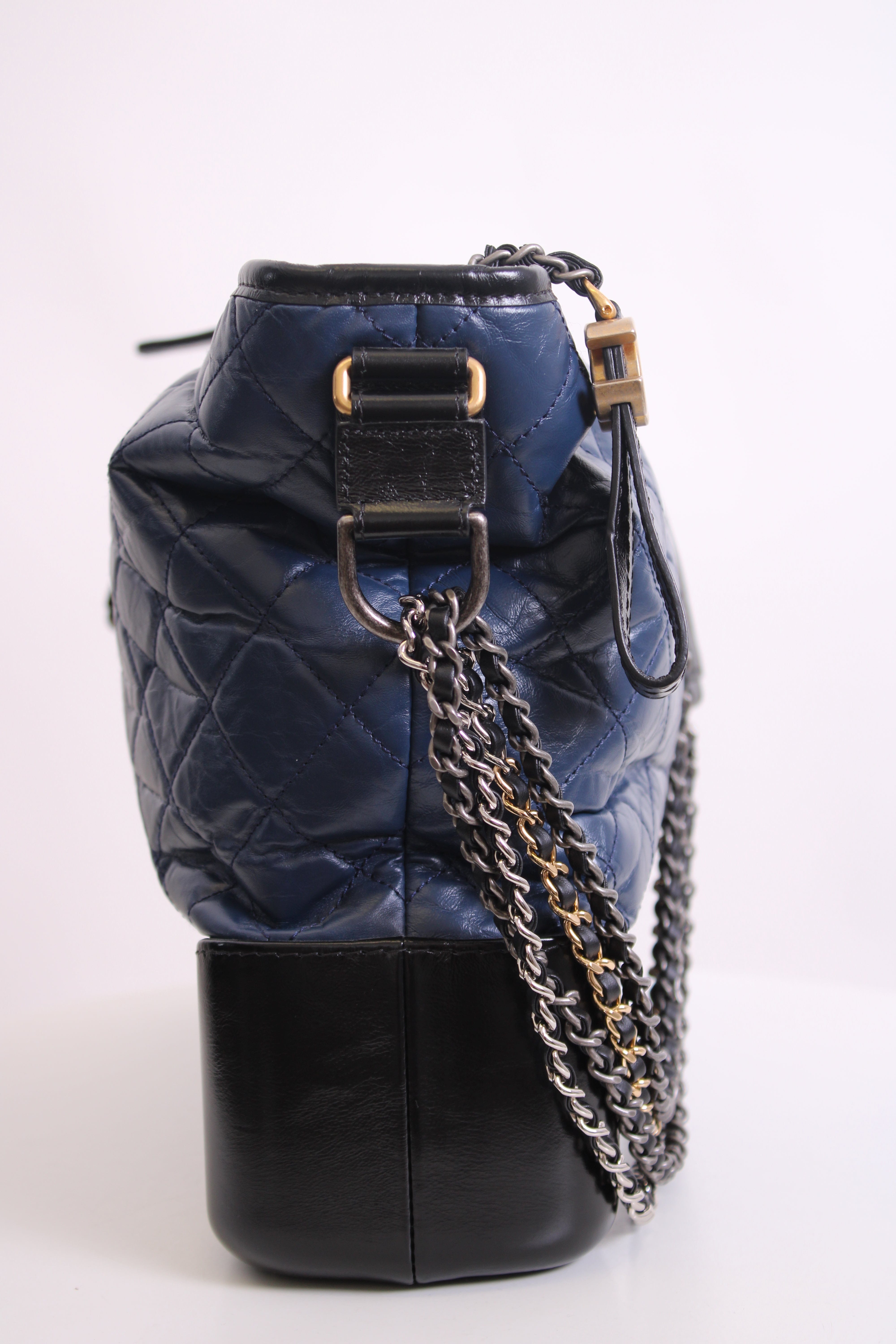 Chanel Chanel Bag Navy/ Black