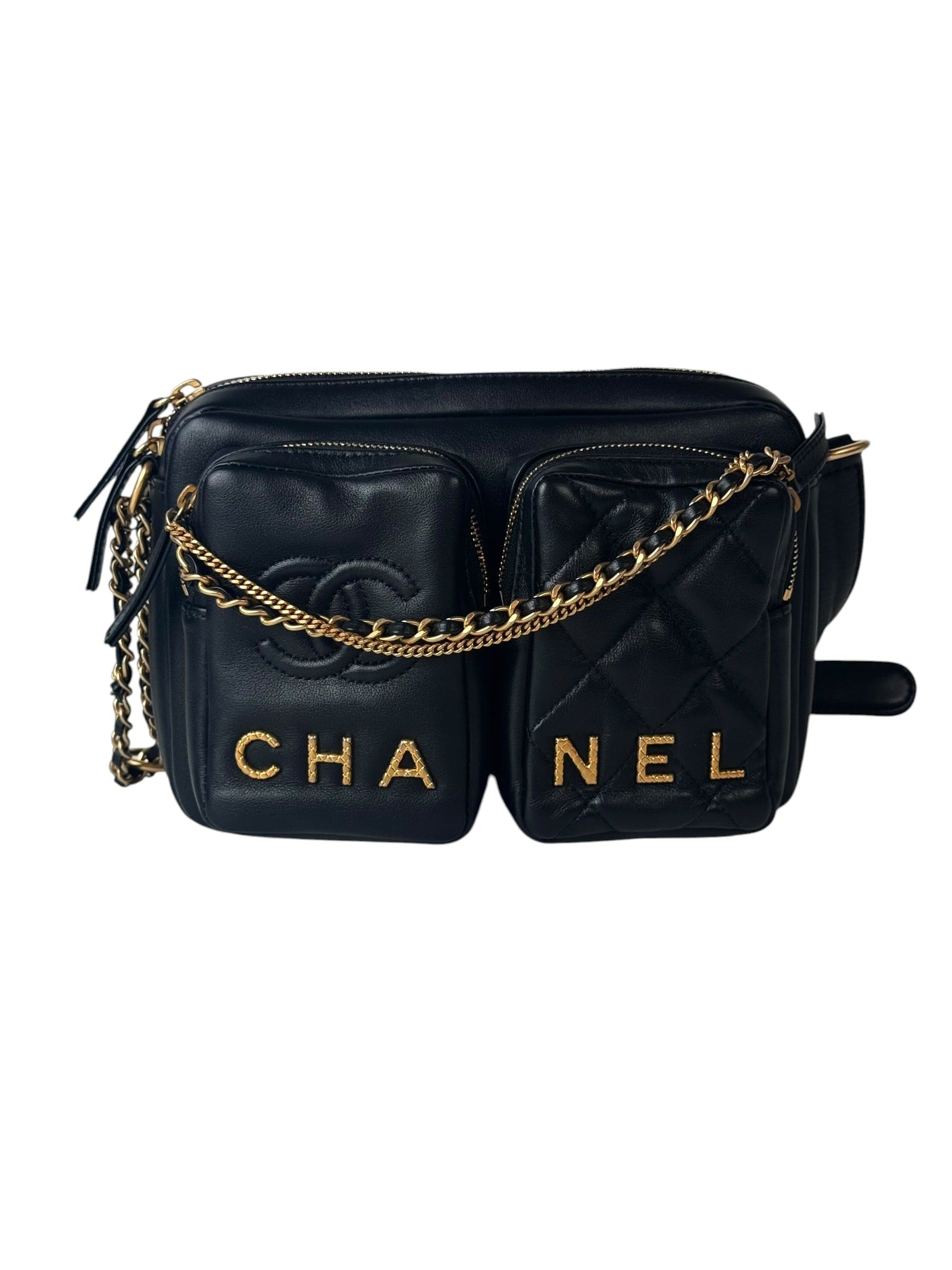 Chanel Chanel Black Camera Bag 22C