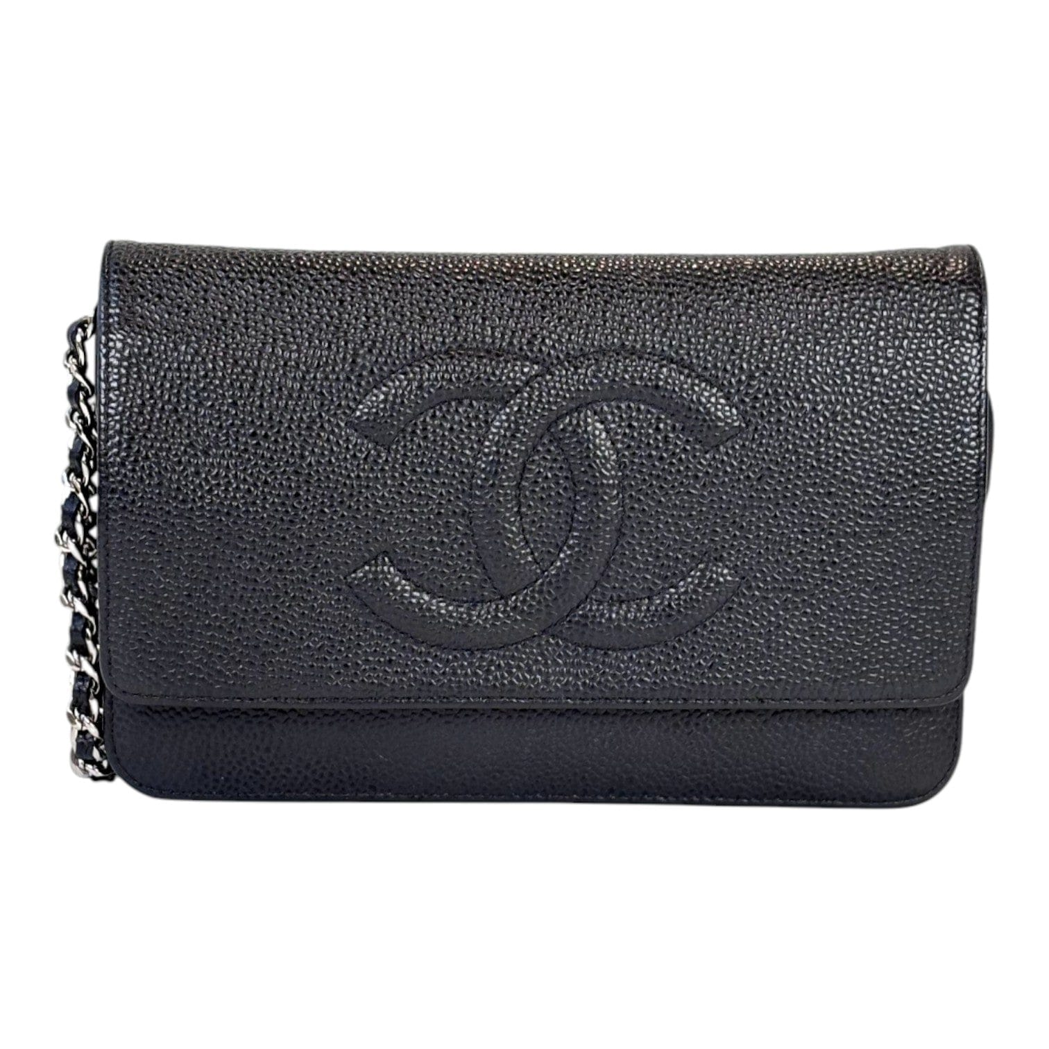 Chanel Chanel Black CC Logo WOC Bag