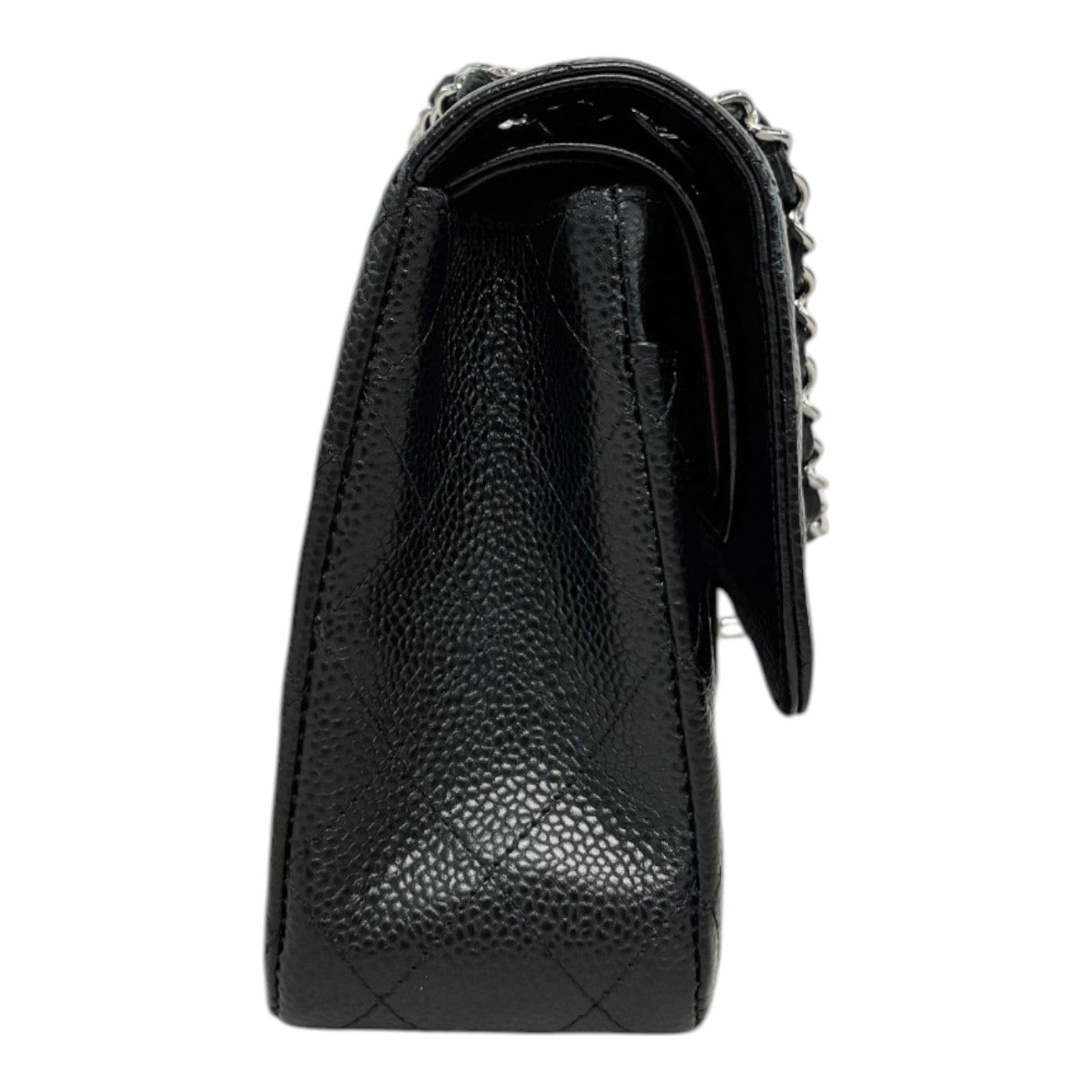 Chanel Chanel Black Classic Flap Medium Bag with SHW