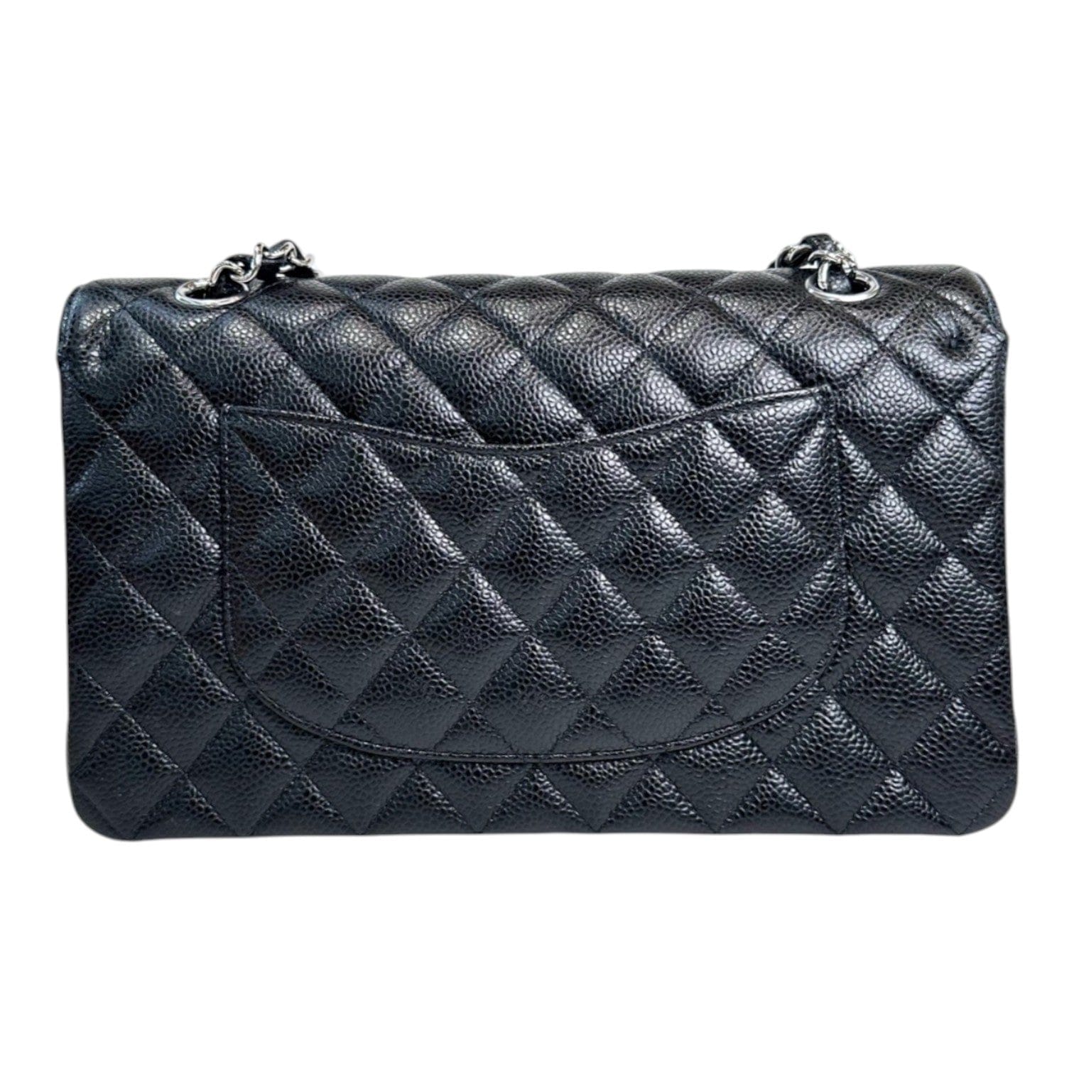 Chanel Chanel Black Classic Flap Medium Caviar Bag with SHW