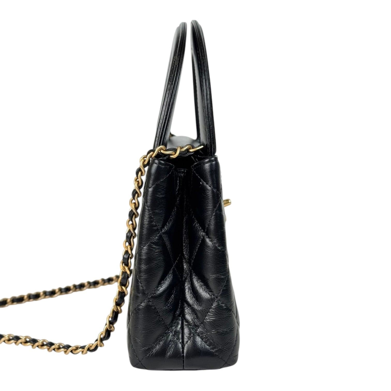 Chanel Chanel Black Mini Kelly Tote Bag with GHW