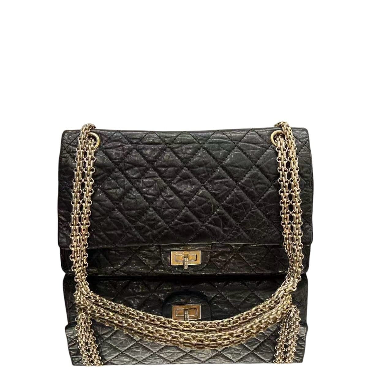 Chanel Chanel Black Re-Issue Bag in Ages Calfskin