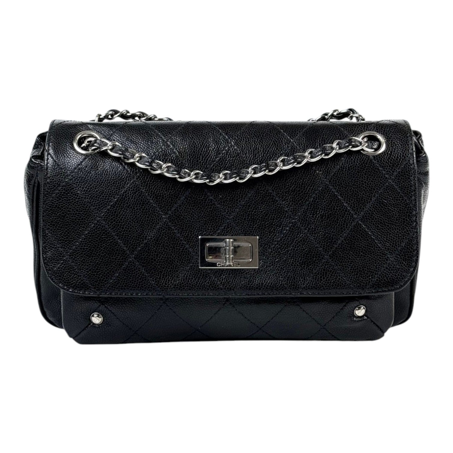 Chanel Chanel Black Reissue Shoulder Bag in Caviar