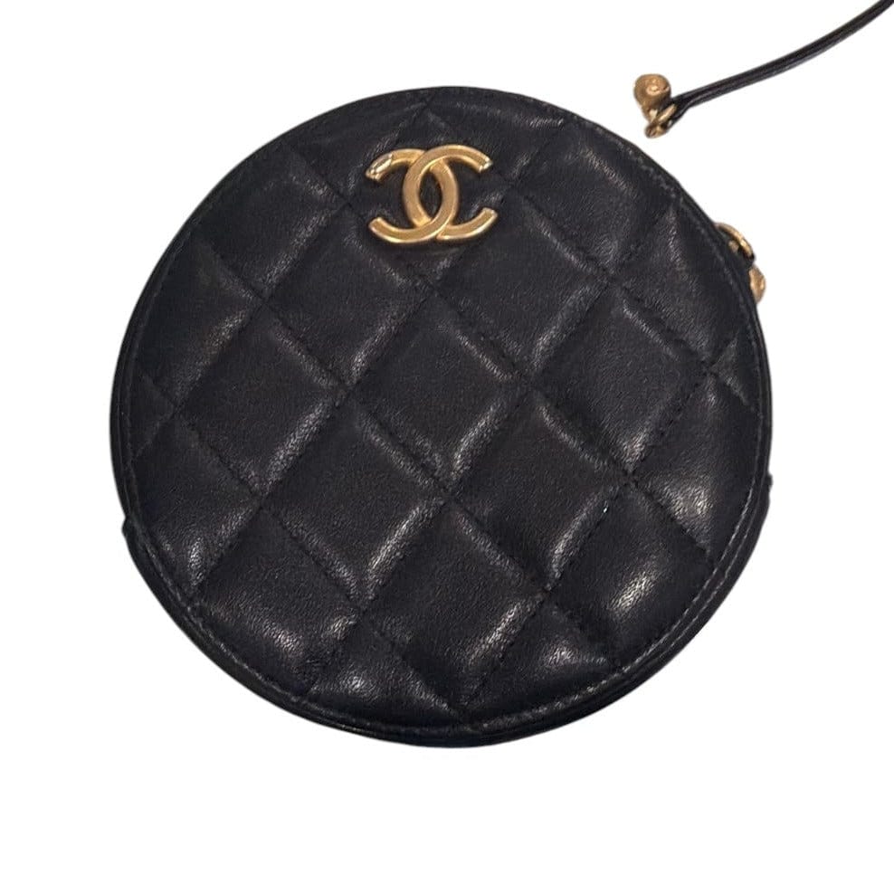 Chanel Chanel Black Round with Pearls
