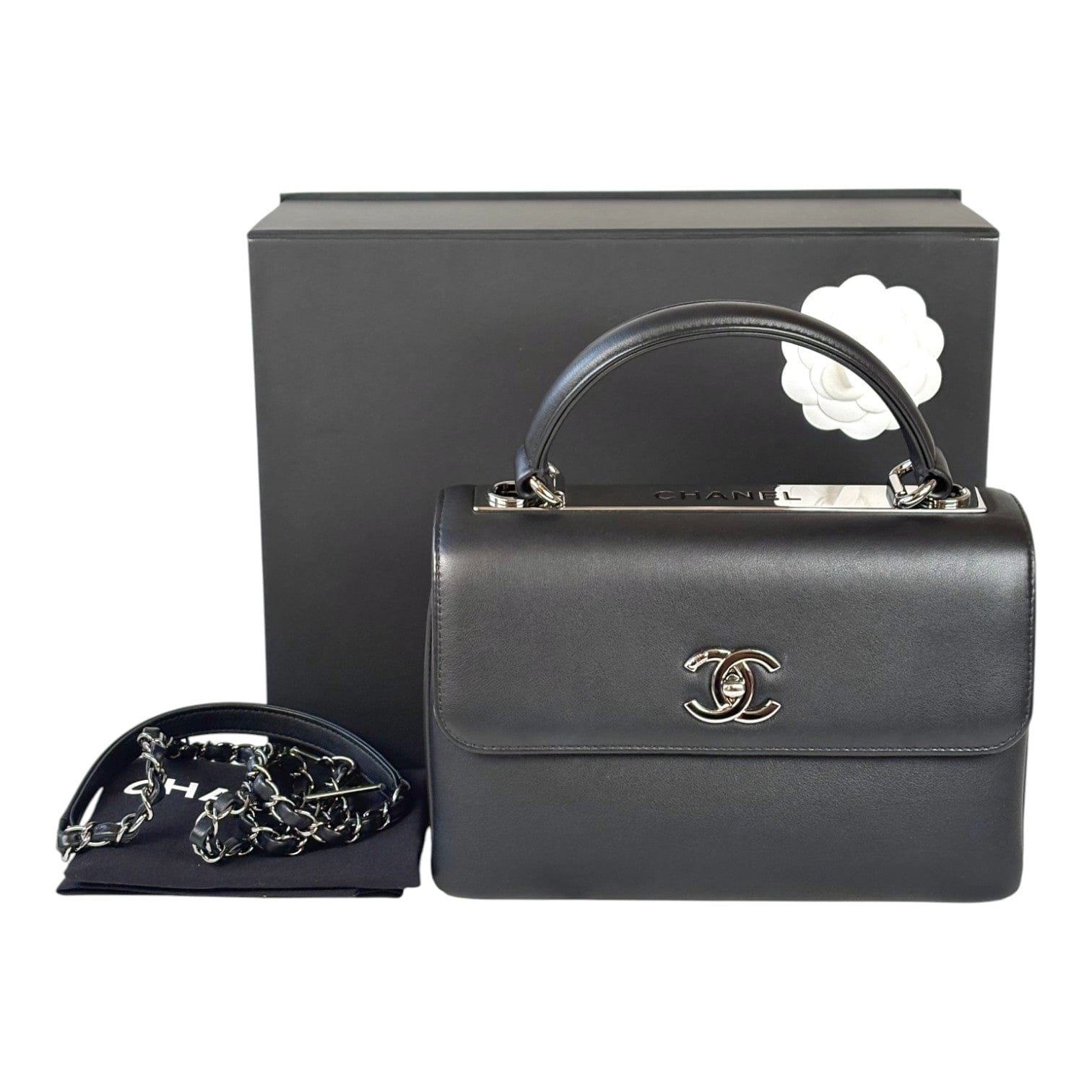 Chanel Chanel Black Trendy Bag Top Handle