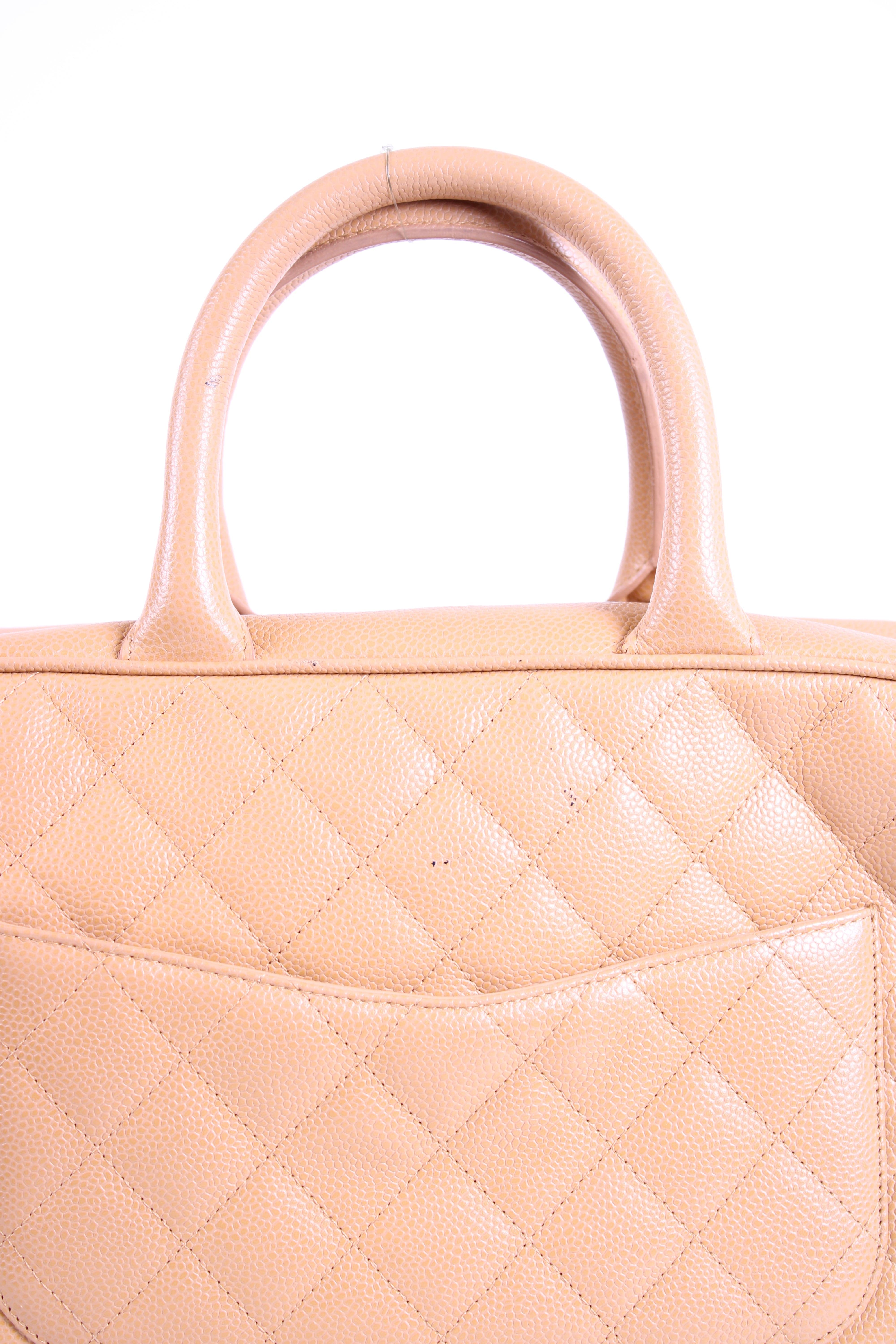 Chanel Chanel Bowling Bag Beige