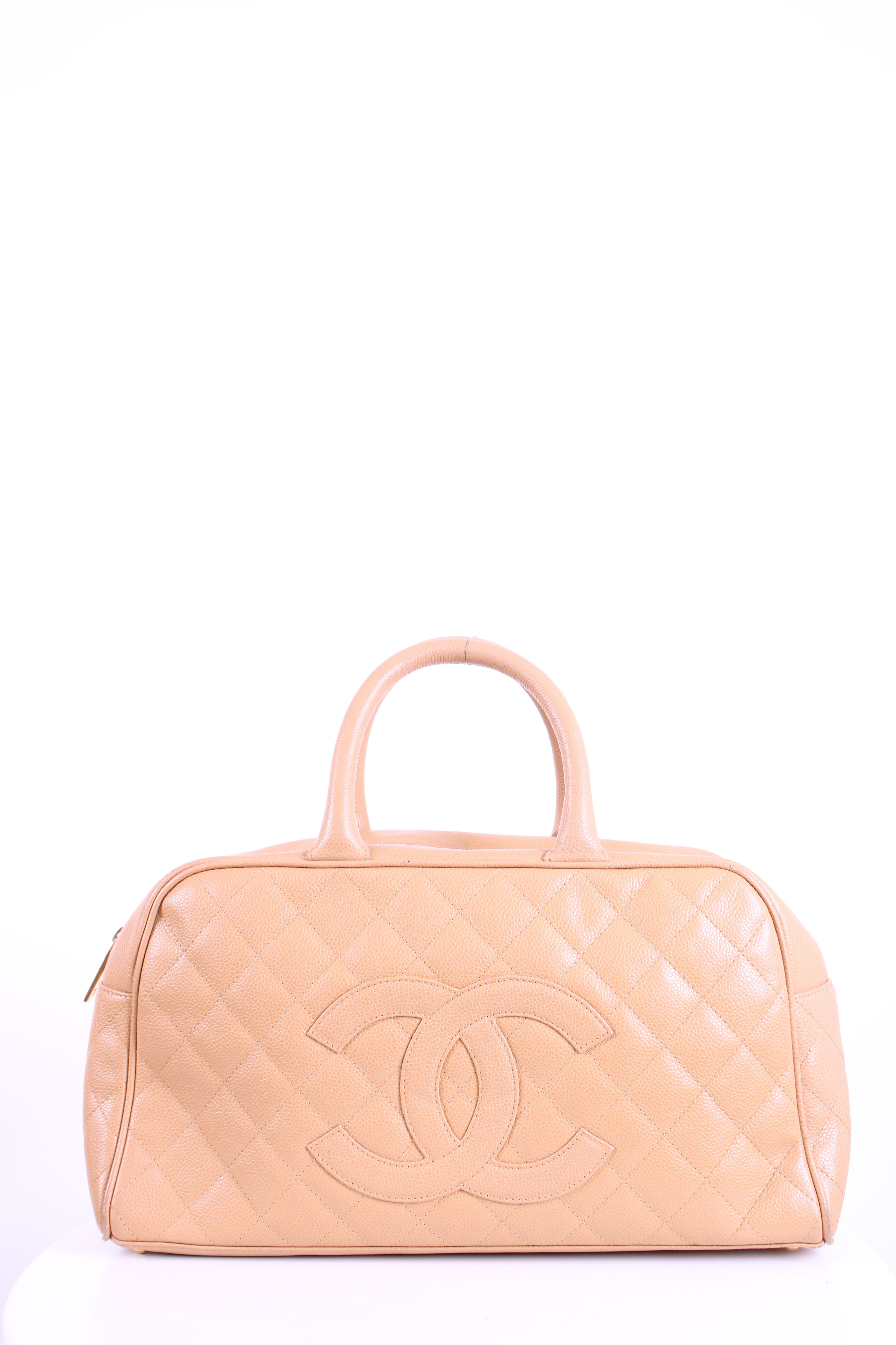 Chanel Chanel Bowling Bag Beige