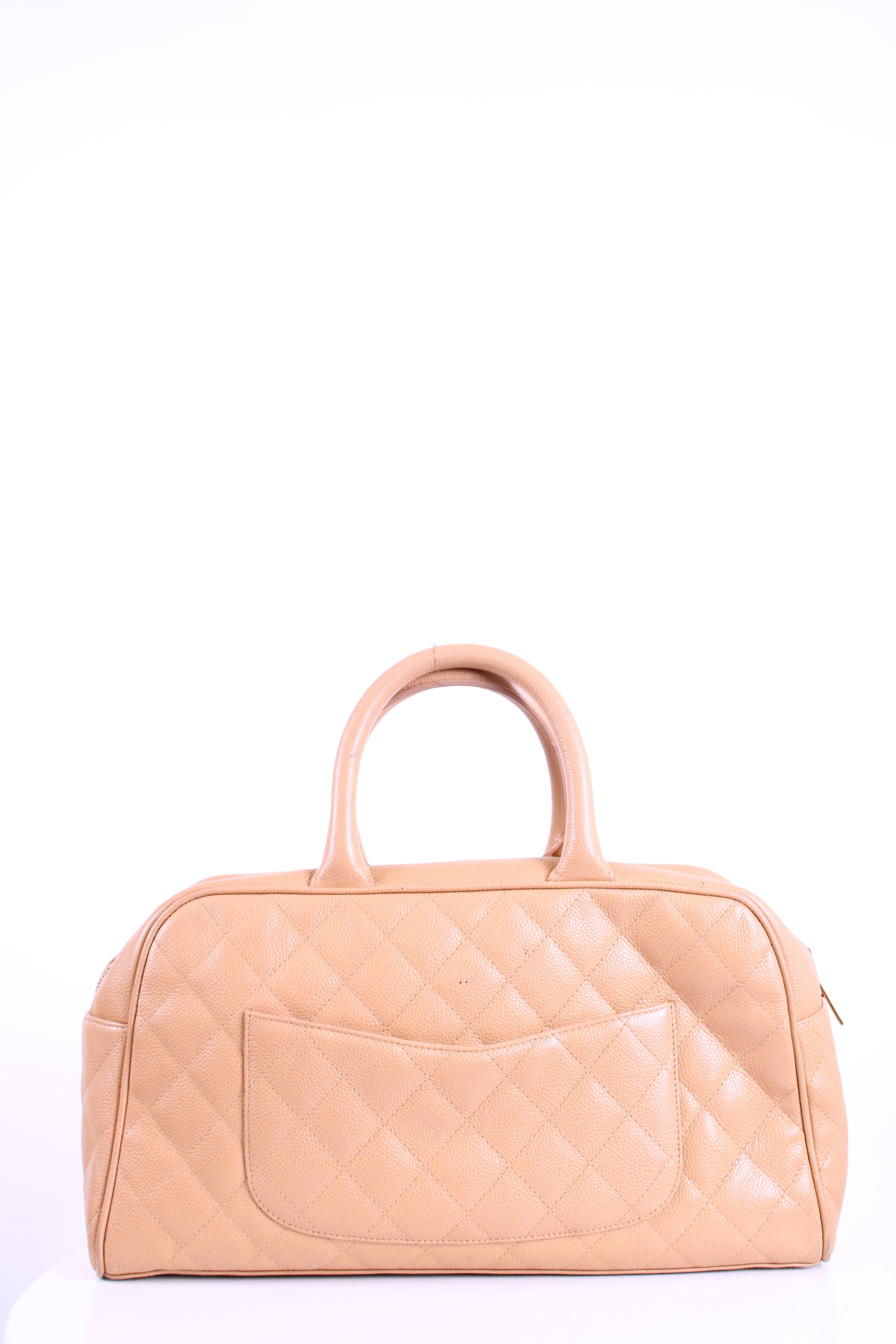 Chanel Chanel Bowling Bag Beige
