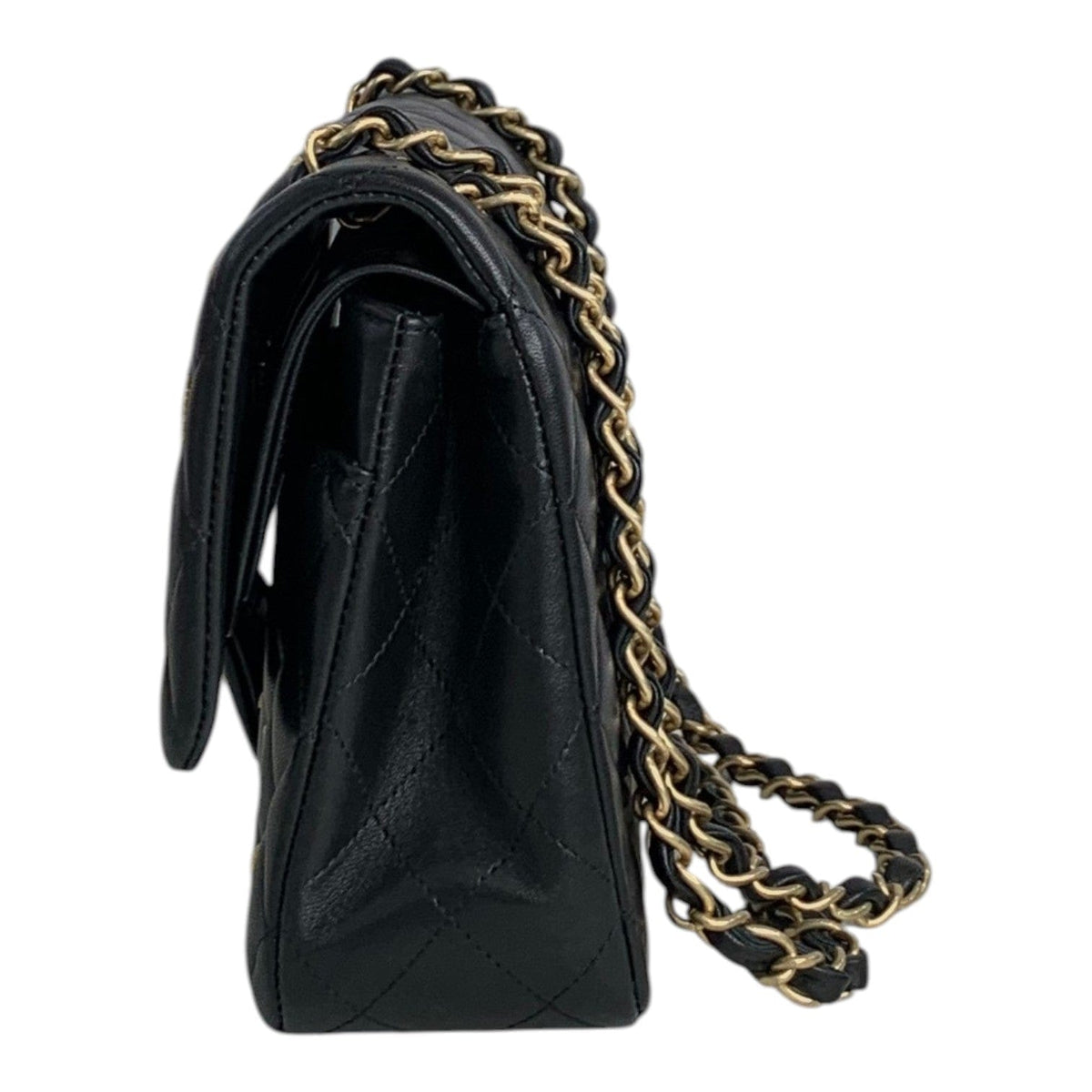 Chanel Chanel Classic Flap Black Medium Bag with Charms