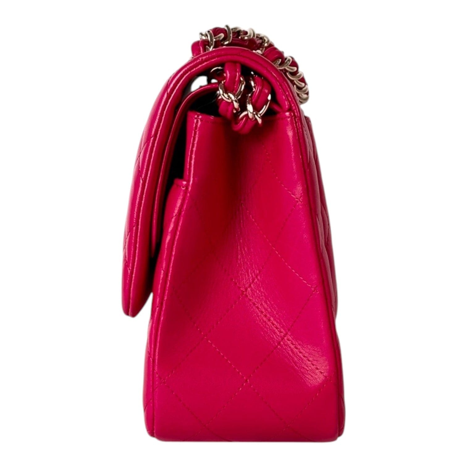 Chanel Chanel Classic Flap Jumbo Bag Red - Full Set