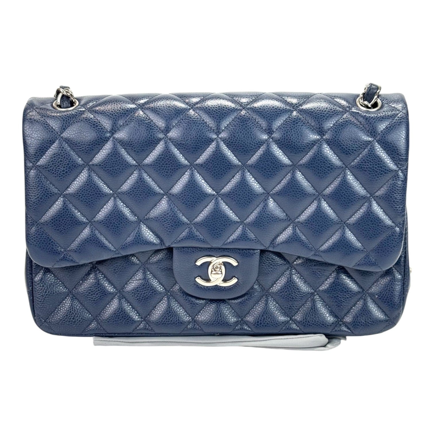 Chanel Chanel Classic Flap Jumbo Caviar Navy Bag