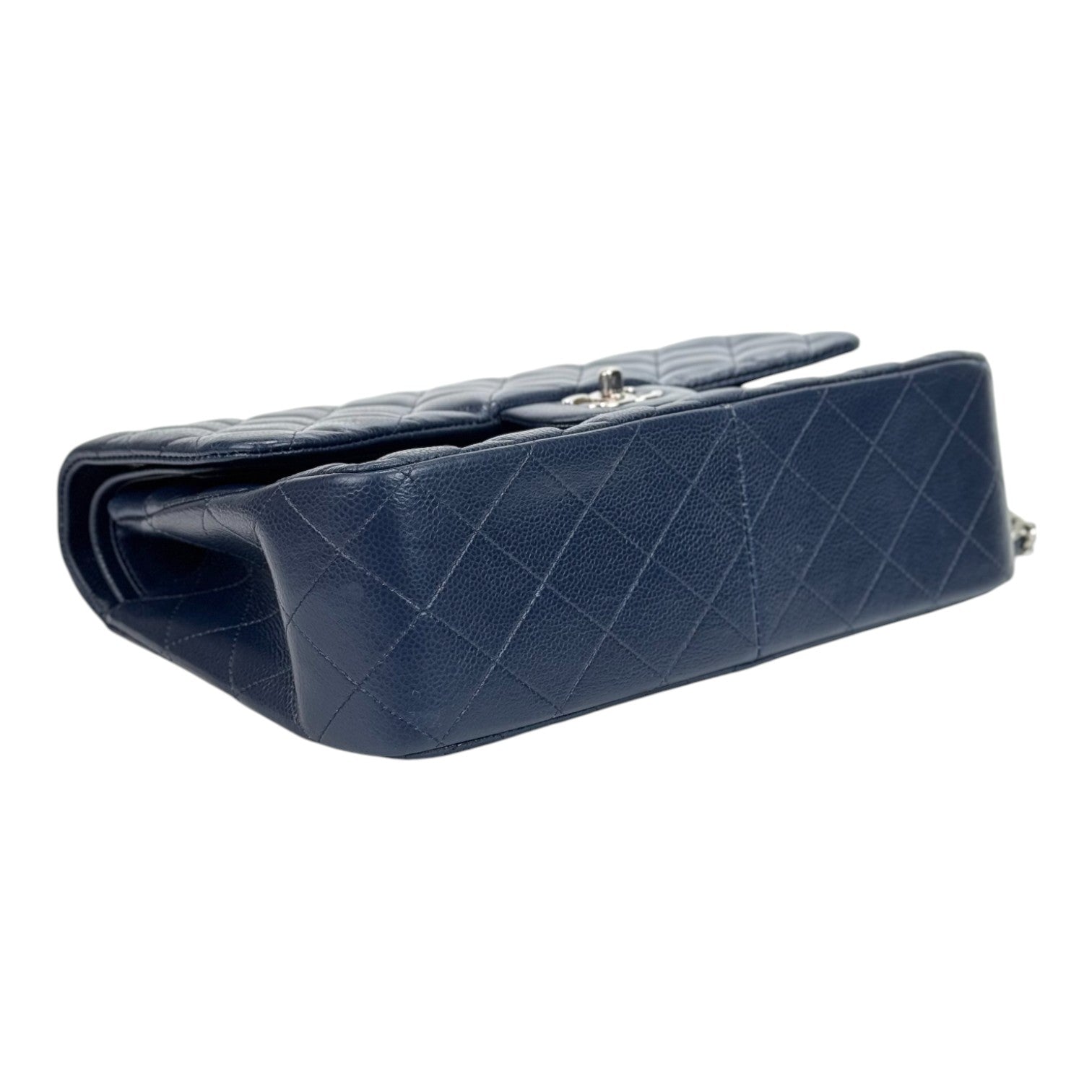 Chanel Chanel Classic Flap Jumbo Caviar Navy Bag
