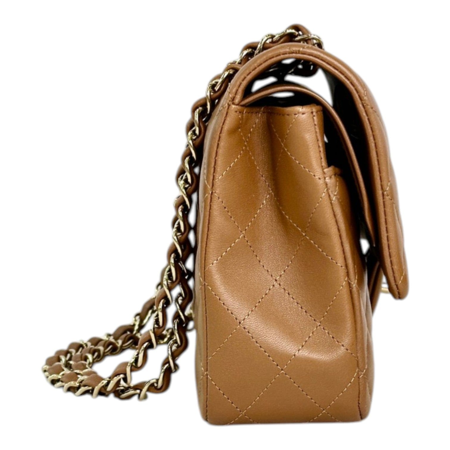 Chanel Chanel Classic Flap Medium Bag in Caramel Lambskin