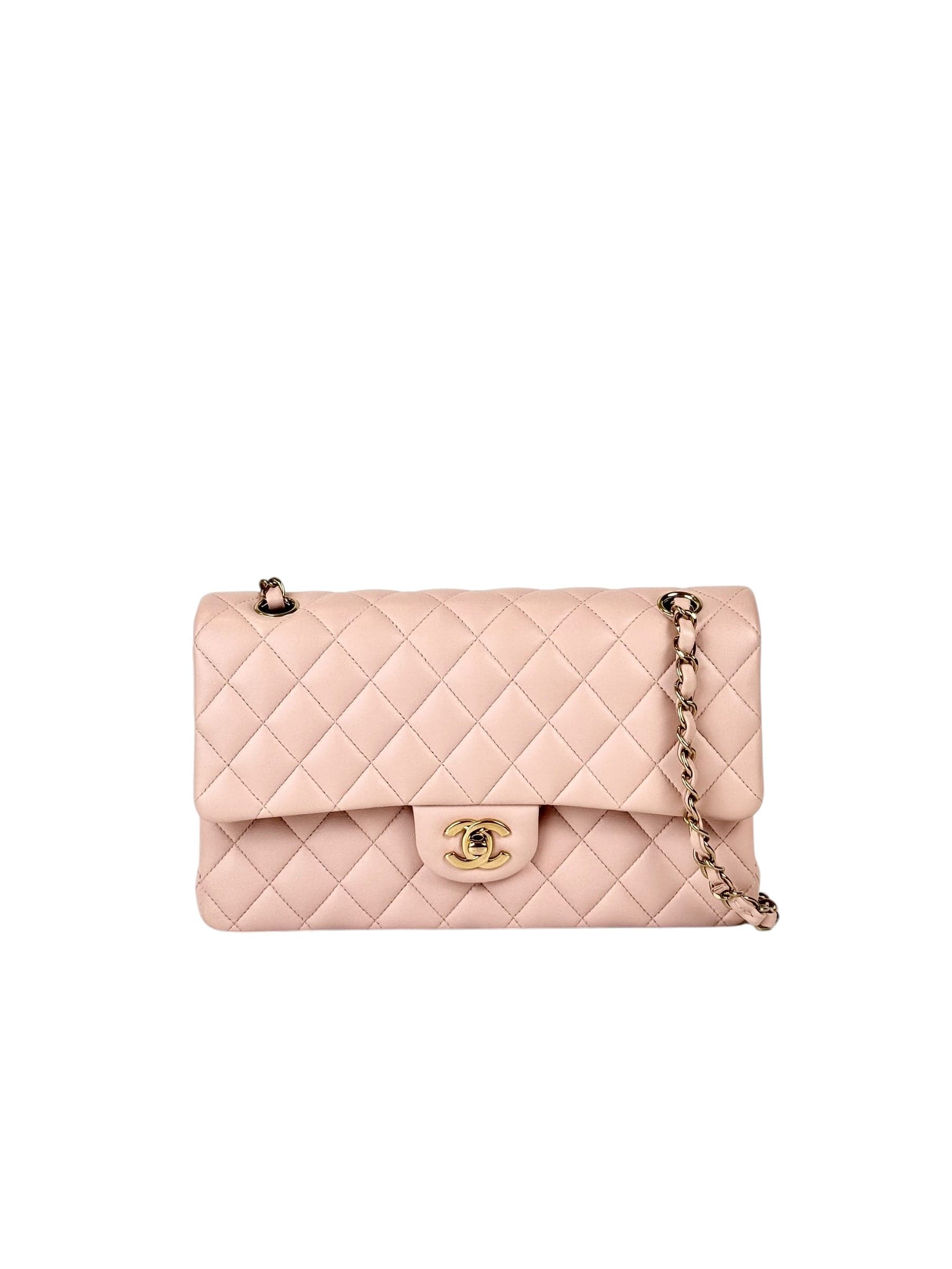 Chanel Chanel Classic Flap Medium Light Pink GHW Bag