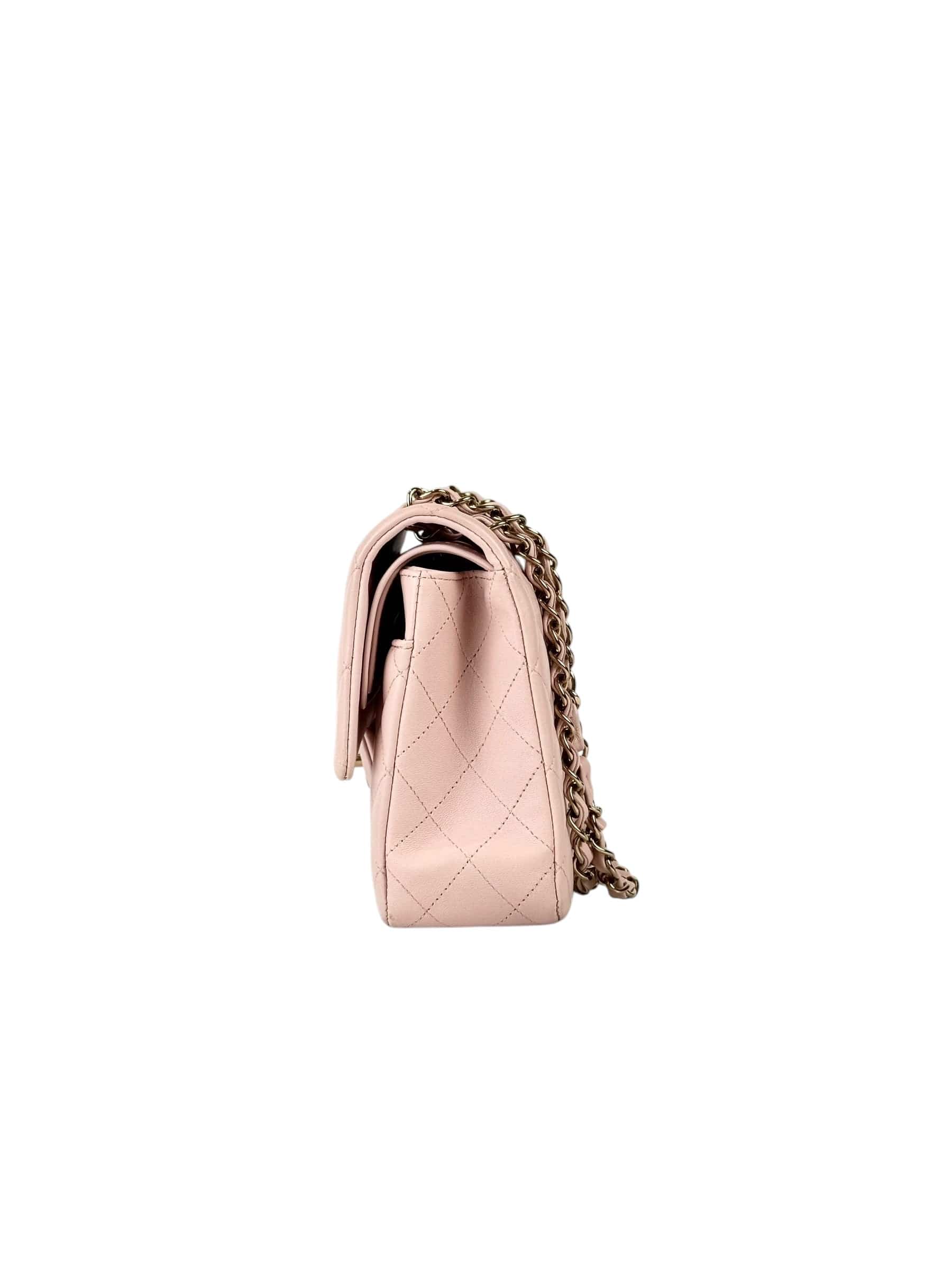 Chanel Chanel Classic Flap Medium Light Pink GHW Bag