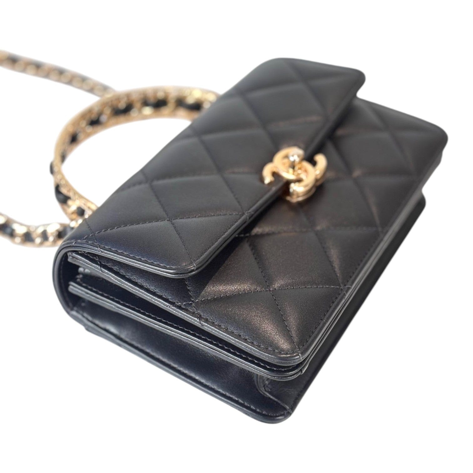 Chanel Chanel Classic Flap Mini Handle Bag Black