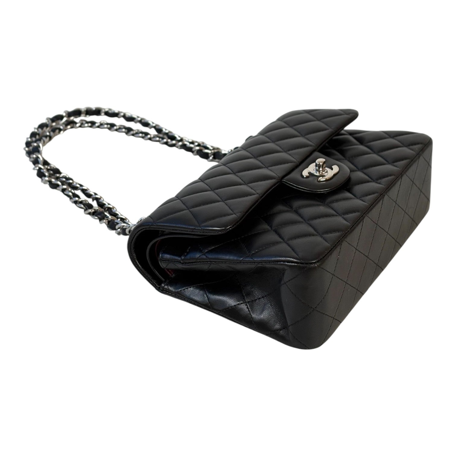 Chanel Chanel Classic Flap Small Bag in Black Lambskin