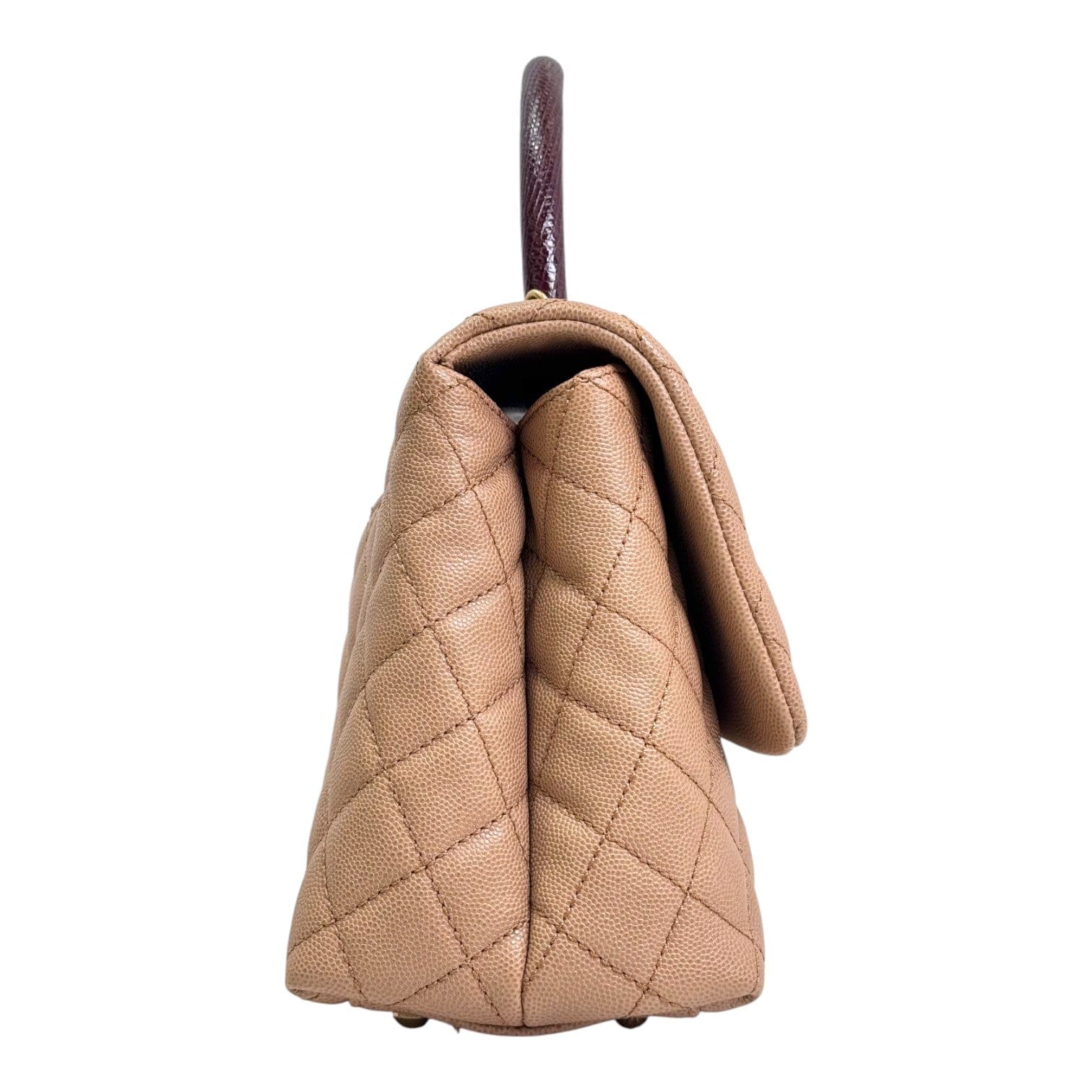 Chanel Chanel Coco Handle Medium Brown Lizard Handle
