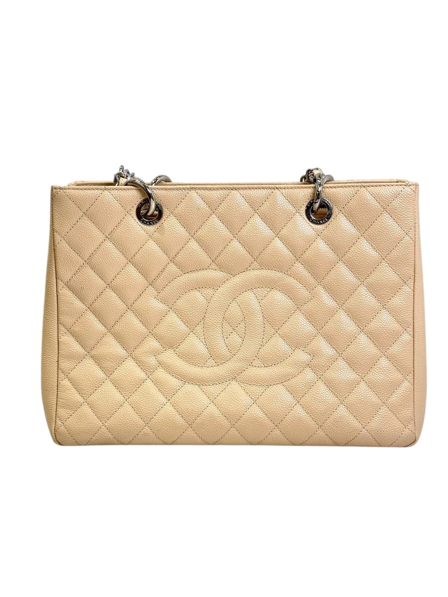 Chanel Chanel Cream Caviar Tote GST