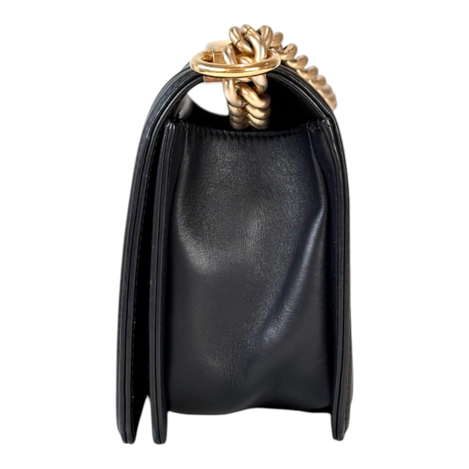 Chanel Chanel Leboy Medium Chevron Bag Black