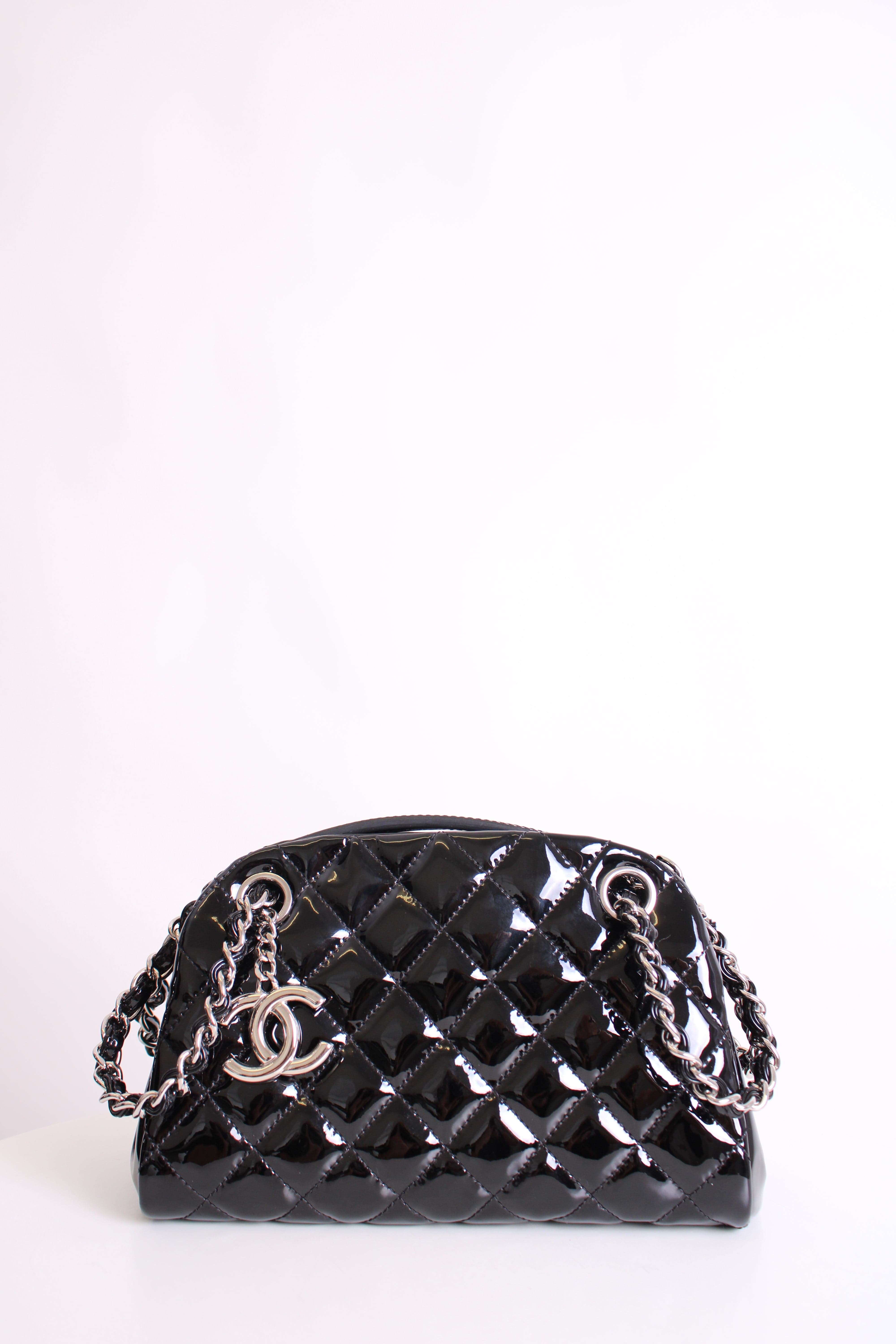 Chanel Chanel Madamoiselle Mini Black Patent