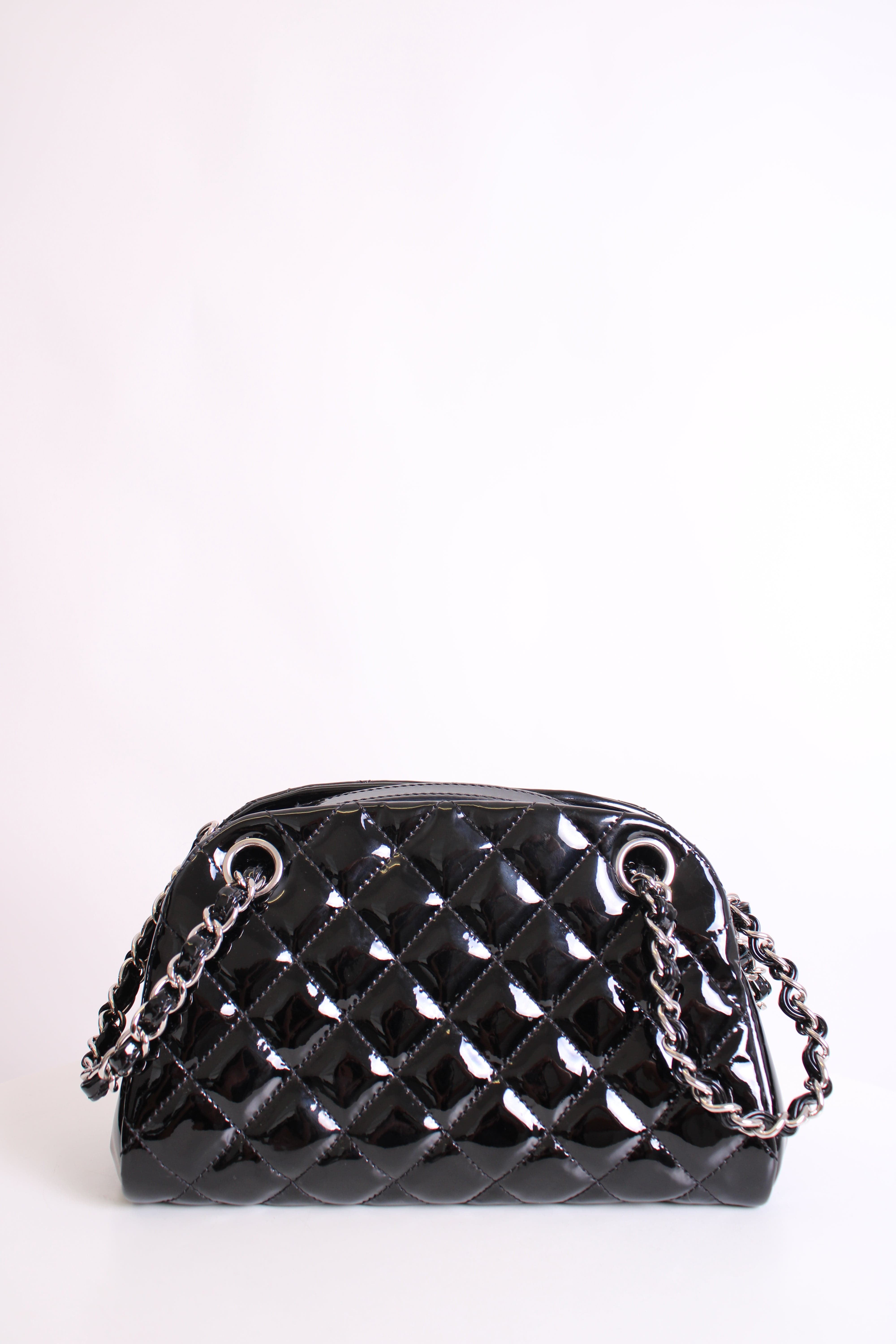 Chanel Chanel Madamoiselle Mini Black Patent